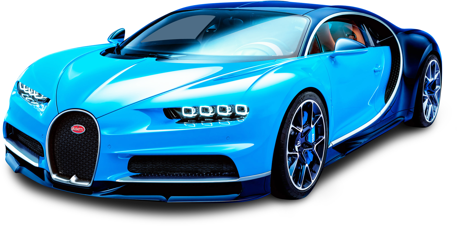 Син Bugatti Chiron отстрани Тапет