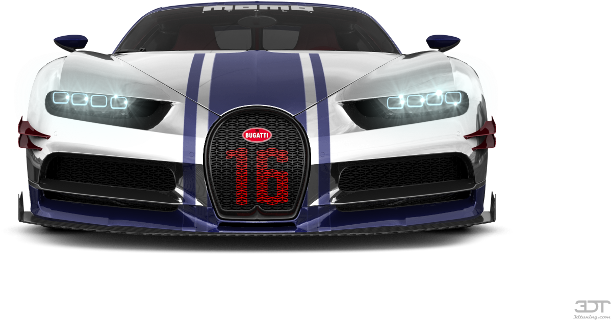 Преден изглед на Bugatti Chiron Sport Тапет