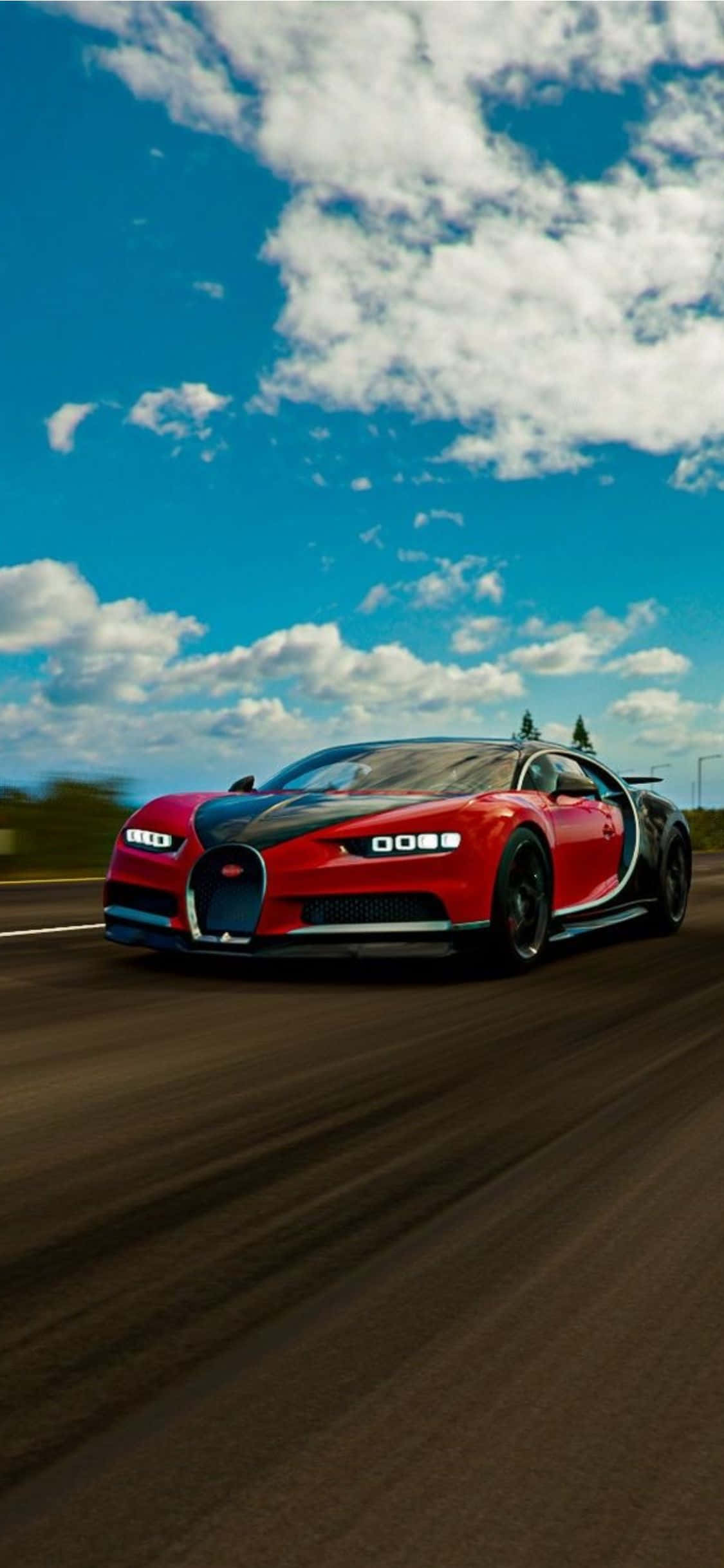 Bugatti Chiron срещу Audi A4 S4 Тапет