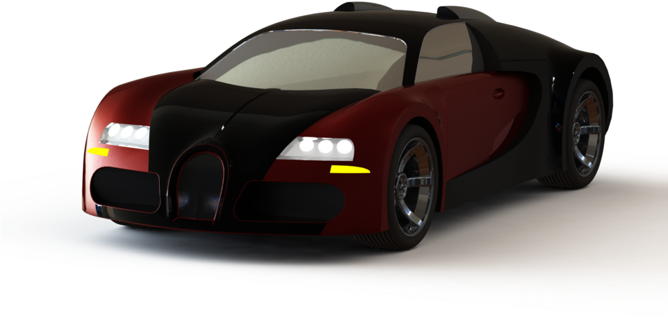 Черно-червен модел на Bugatti Veyron Тапет