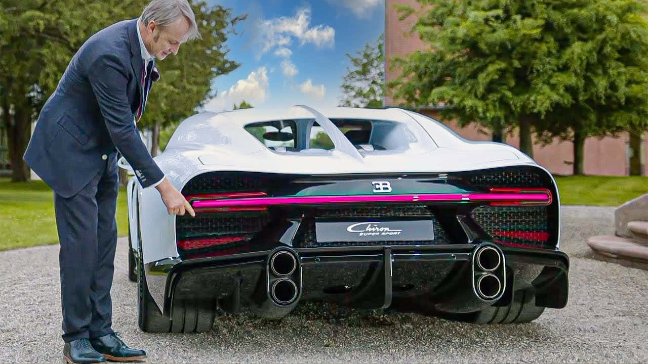 Елегантен Bugatti Veyron във Франция Тапет
