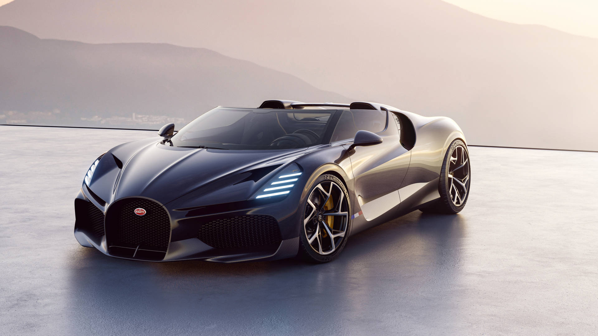 Bugatti W16 Mistral 4K лаптоп автомобил изображение