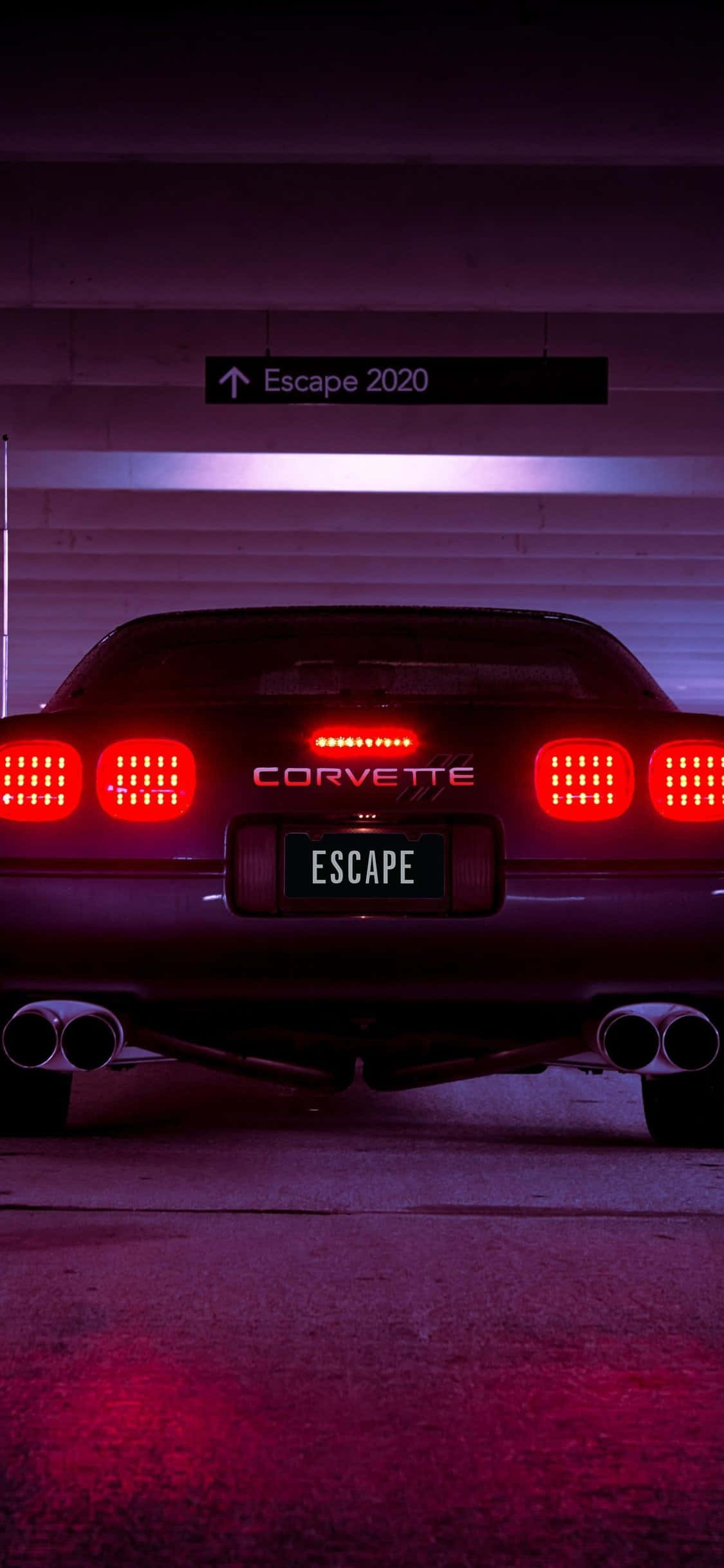C4 Corvette снимки Тапет
