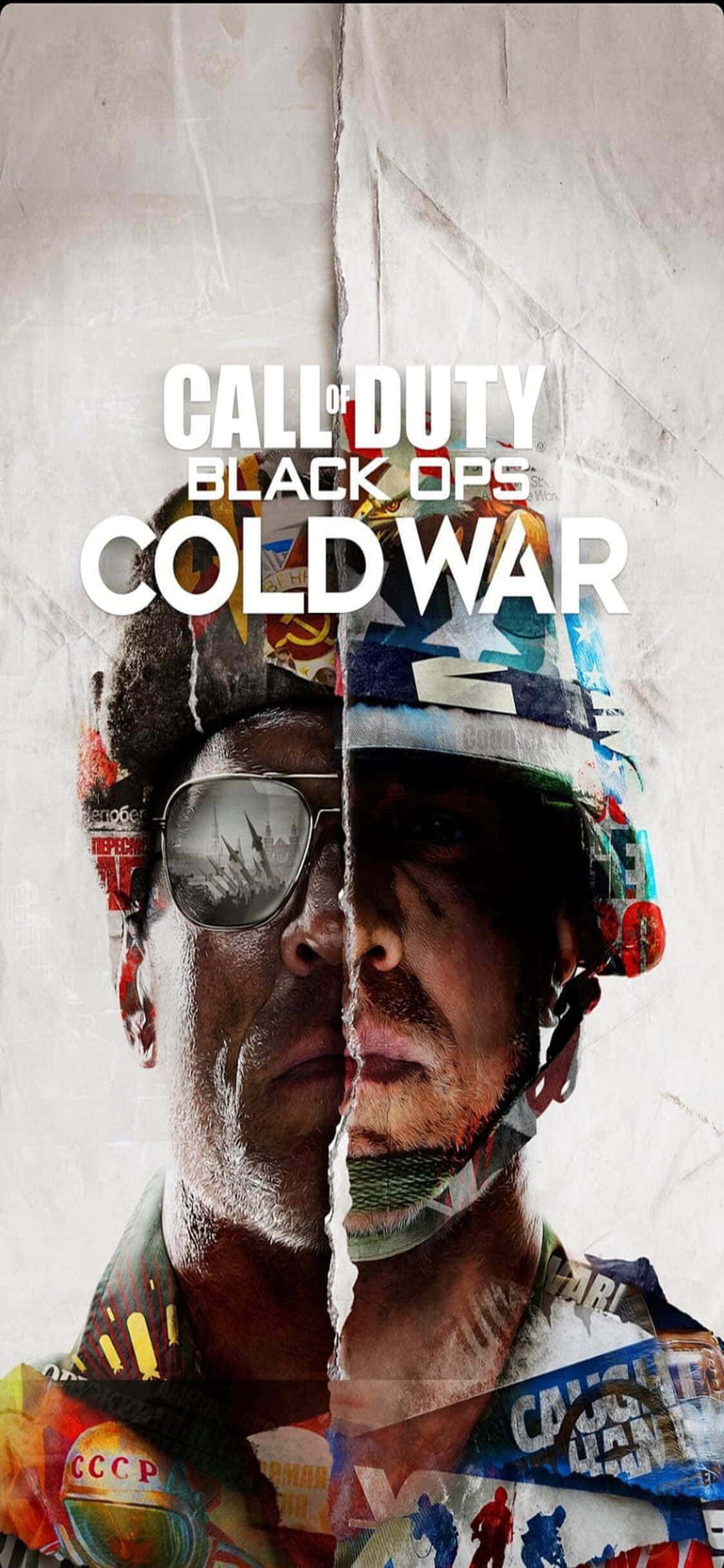 Наслаждай се играта Call of Duty Black Ops Cold War на своя елегантен iPhone XS Тапет