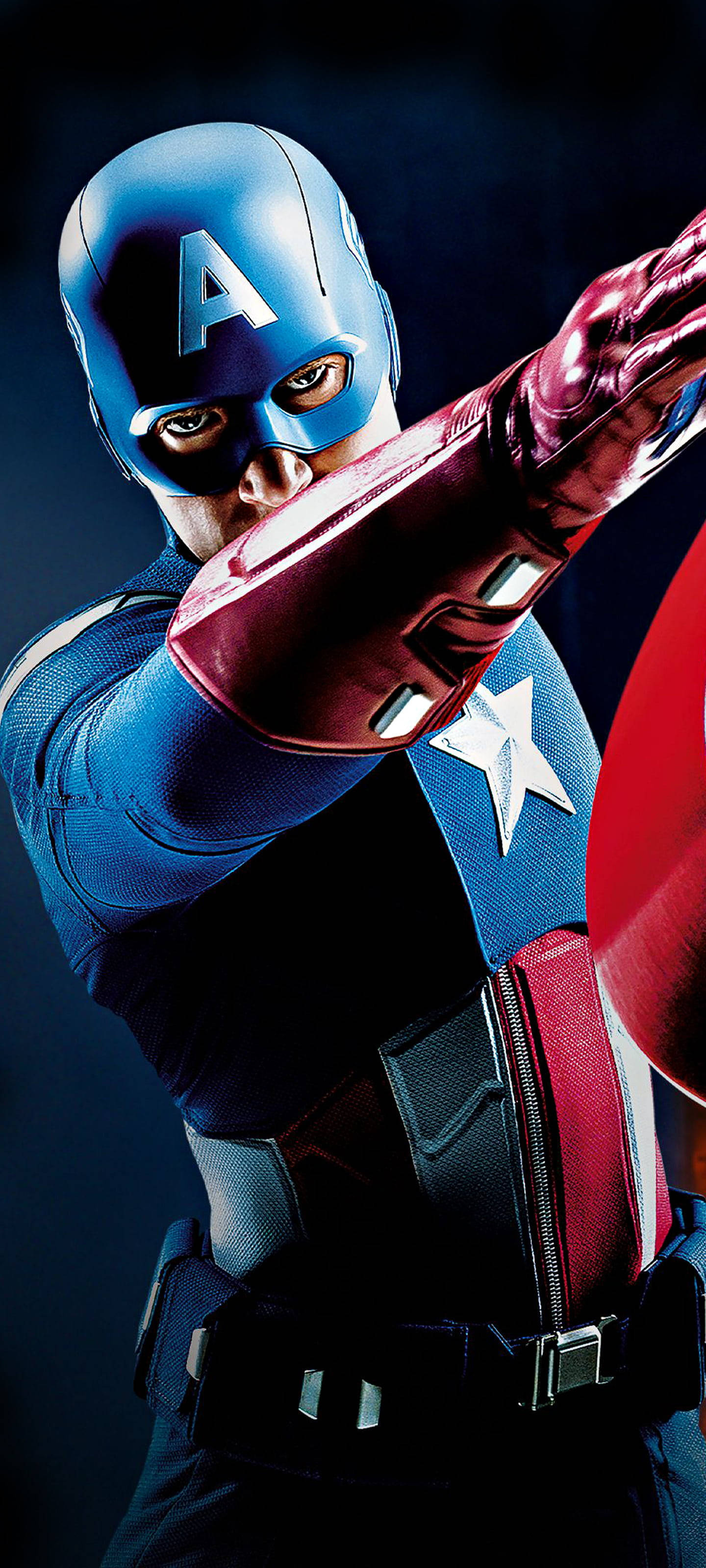 Captain America Samsung S20 FE Тапет