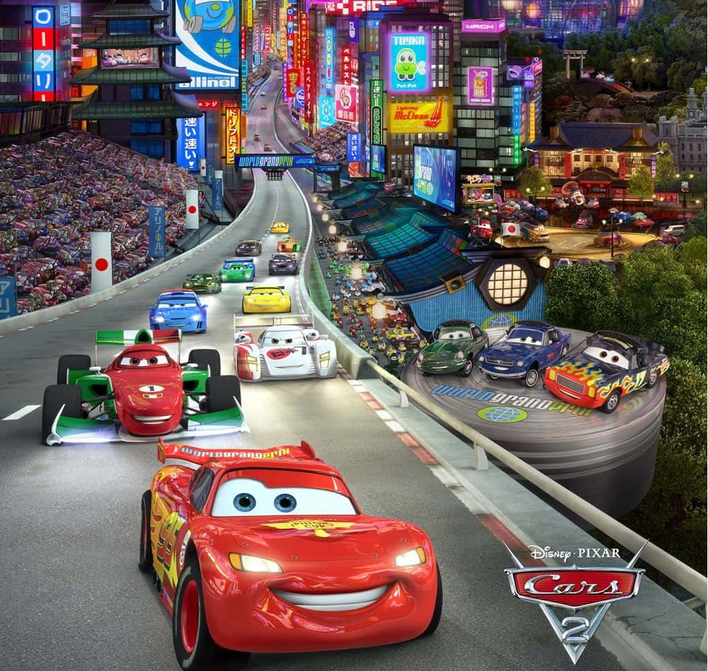 Светкавицата Маккуин и Матер се събират отново в „Cars 2“ на Disney Pixar Тапет