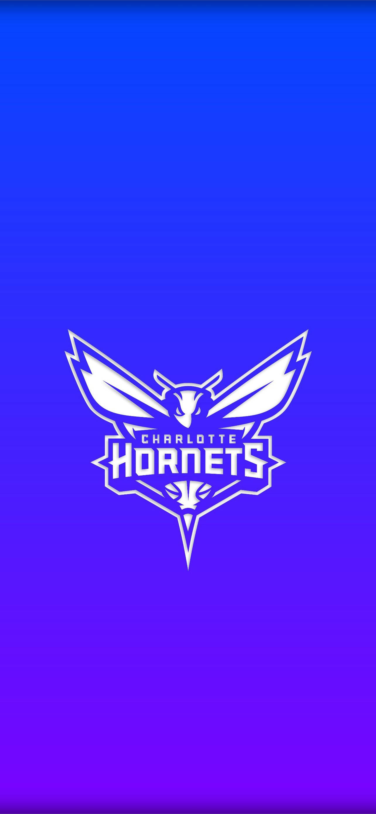 Charlotte Hornets градиент син Тапет