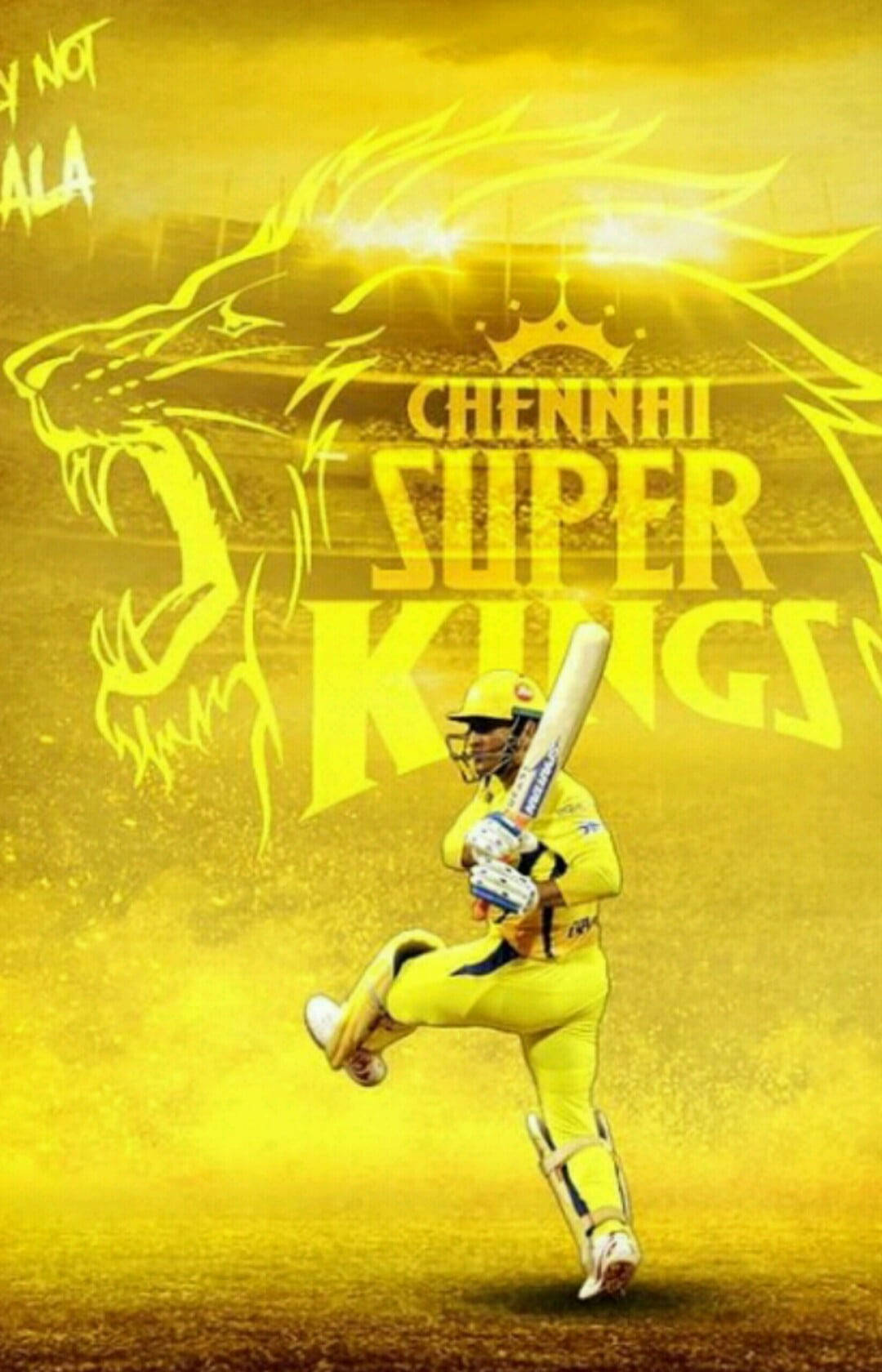 Златен лъв на Chennai Super Kings Тапет