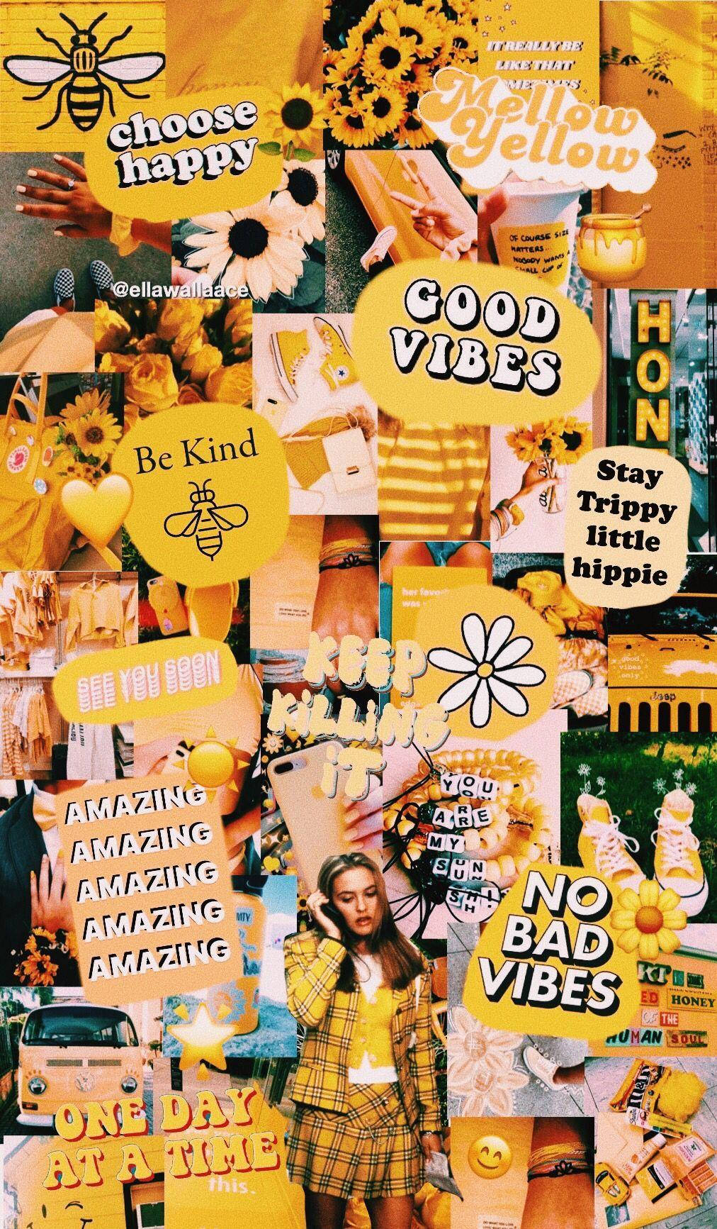 Cher Horowitz от Clueless – Естетичен VSCO колаж Тапет