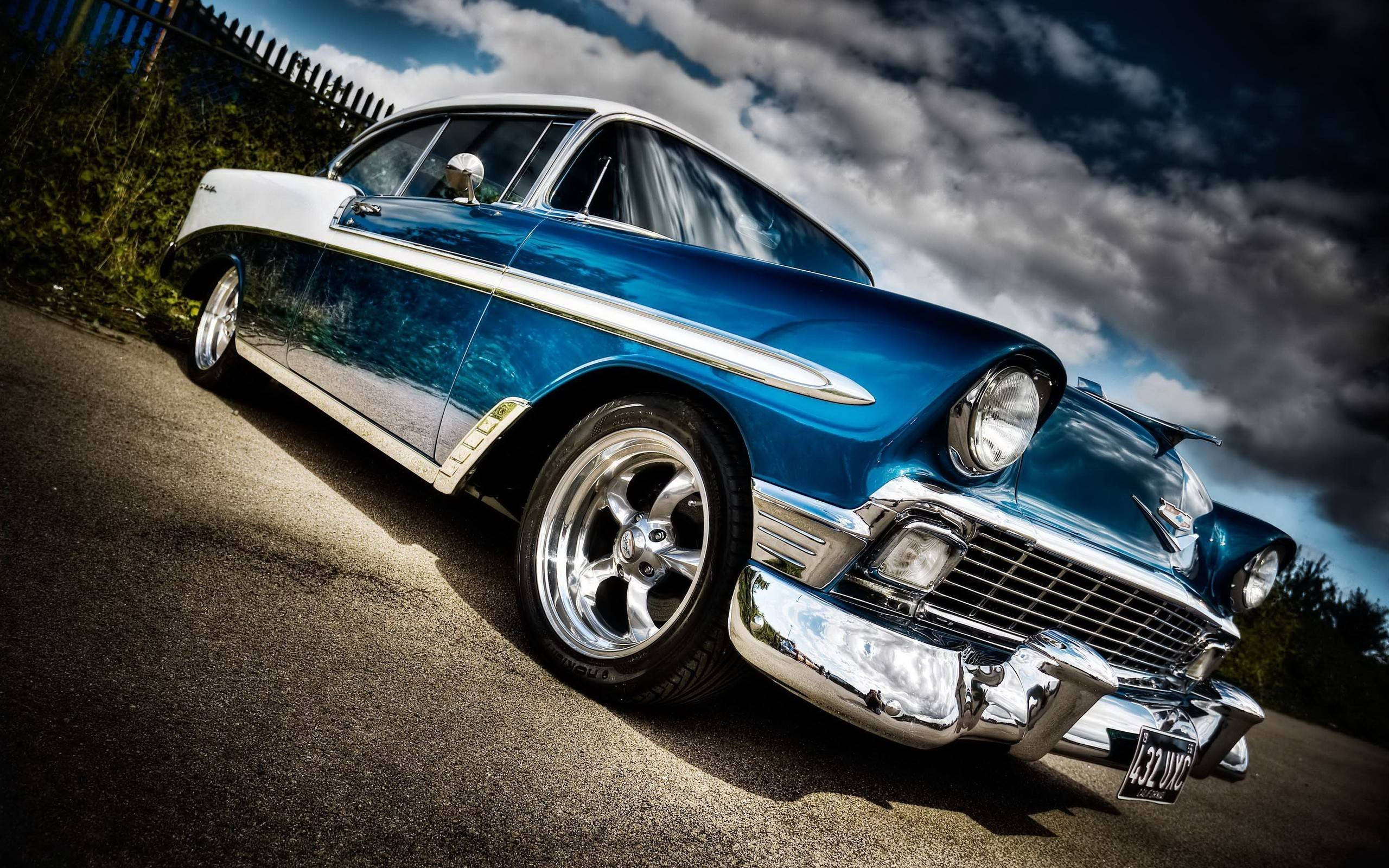 Chevrolet Bel Air Класически автомобил Тапет