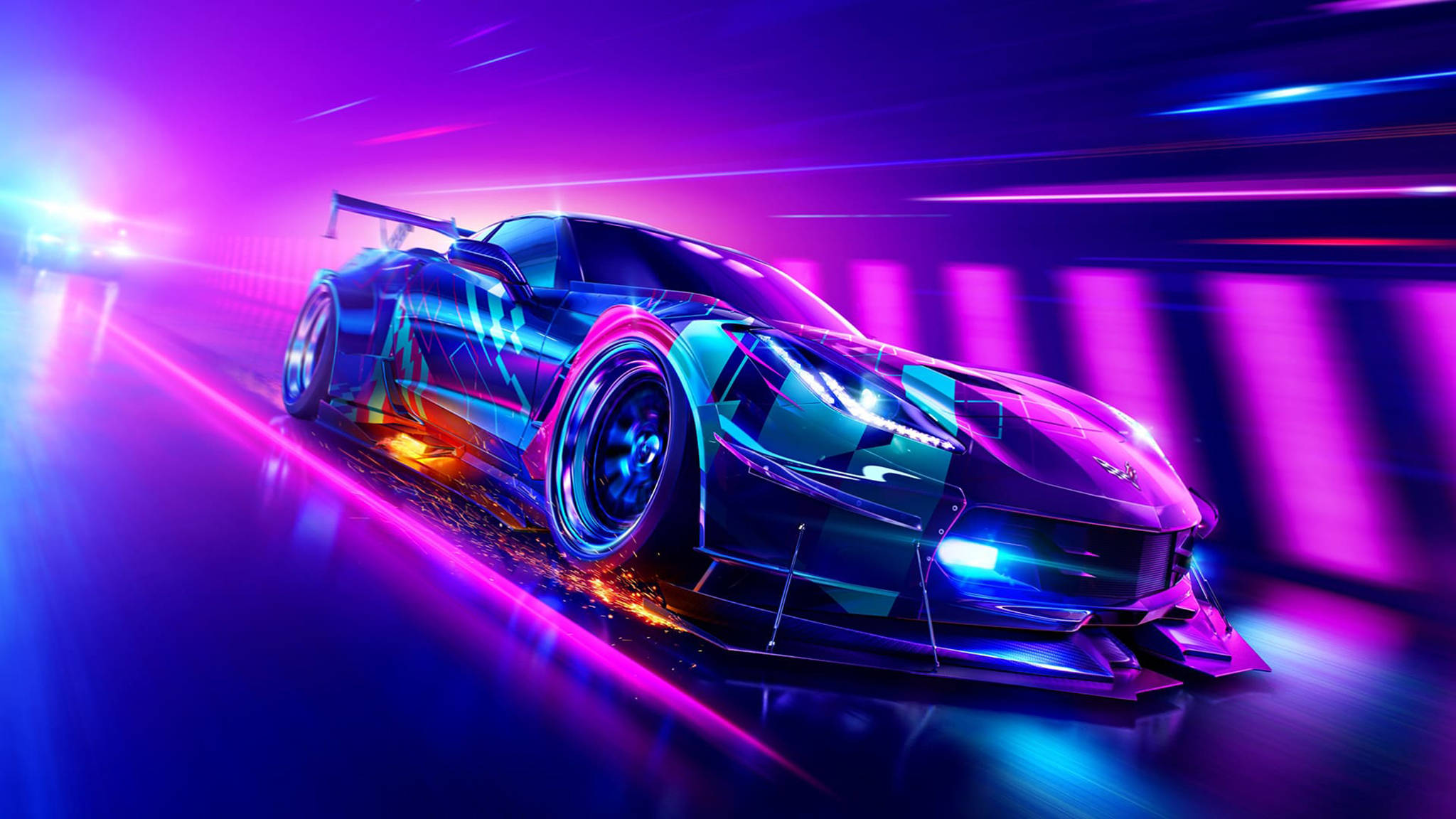 Готина кола Chevrolet Corvette Тапет