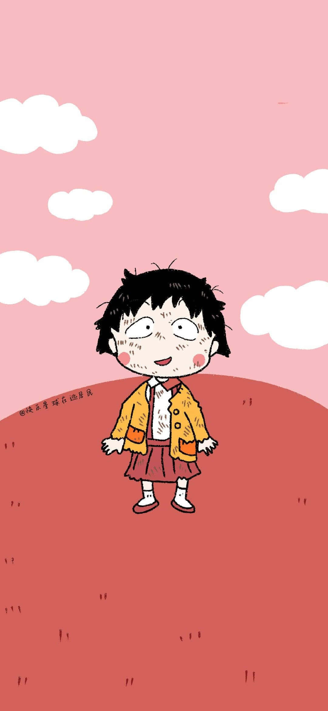 Фон Chibi Maruko Chan Тапет
