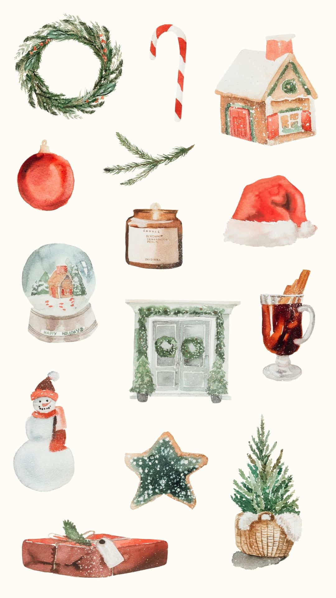 Празнувайте празниците с Christmas Phone! Тапет