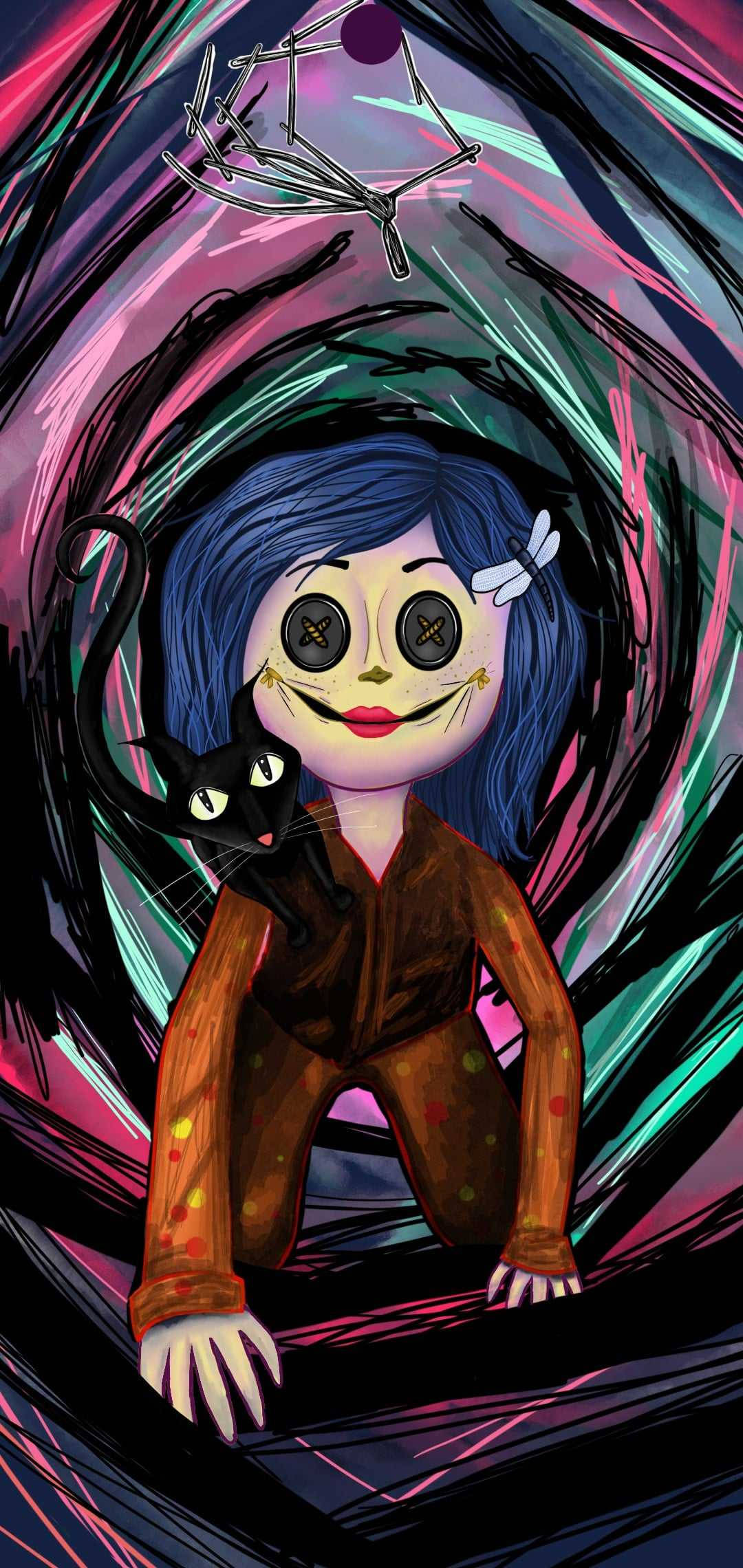 Coraline Digital Art Тапет