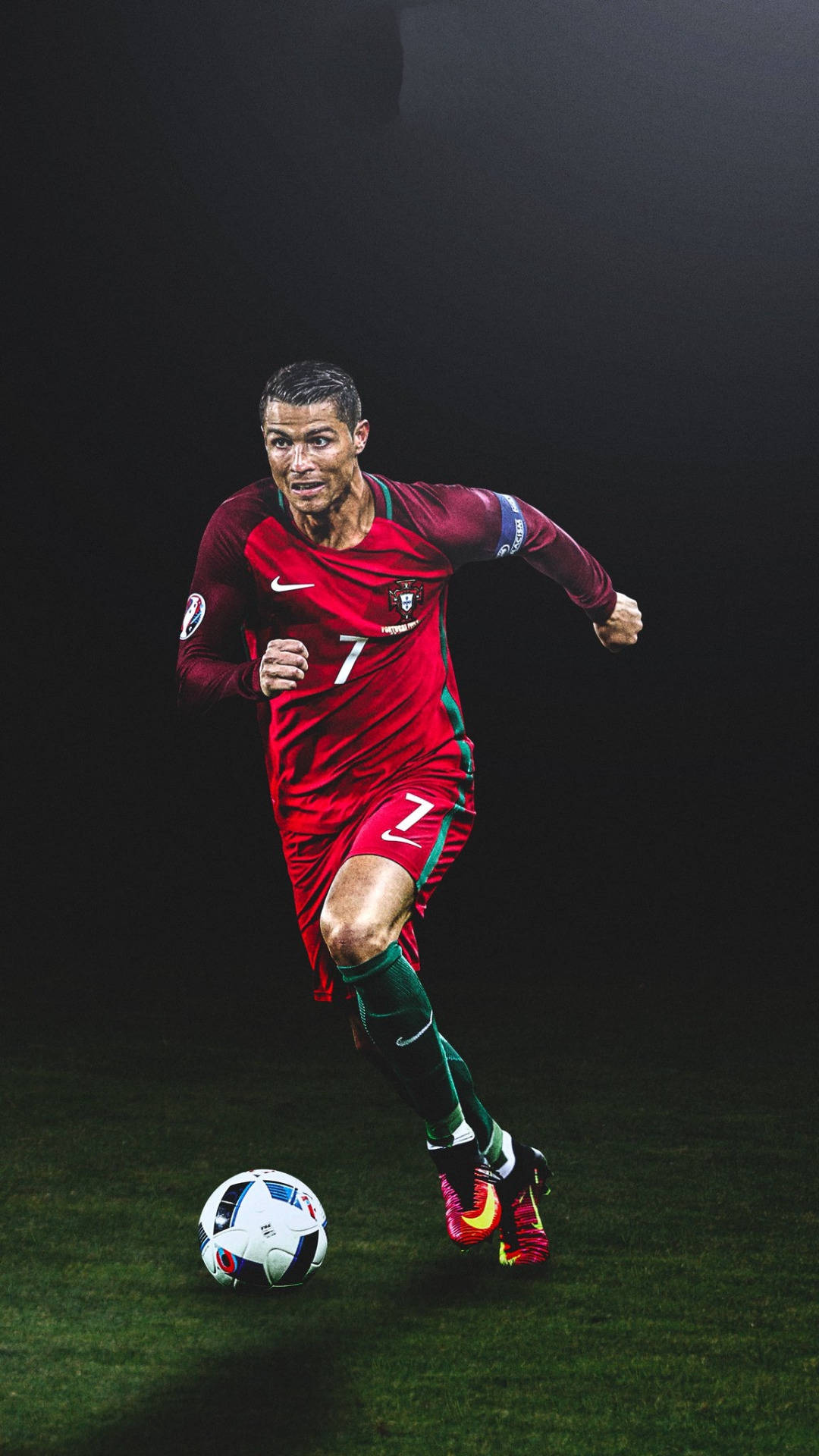 Тичащ CR7 Кристиано Роналдо Тапет
