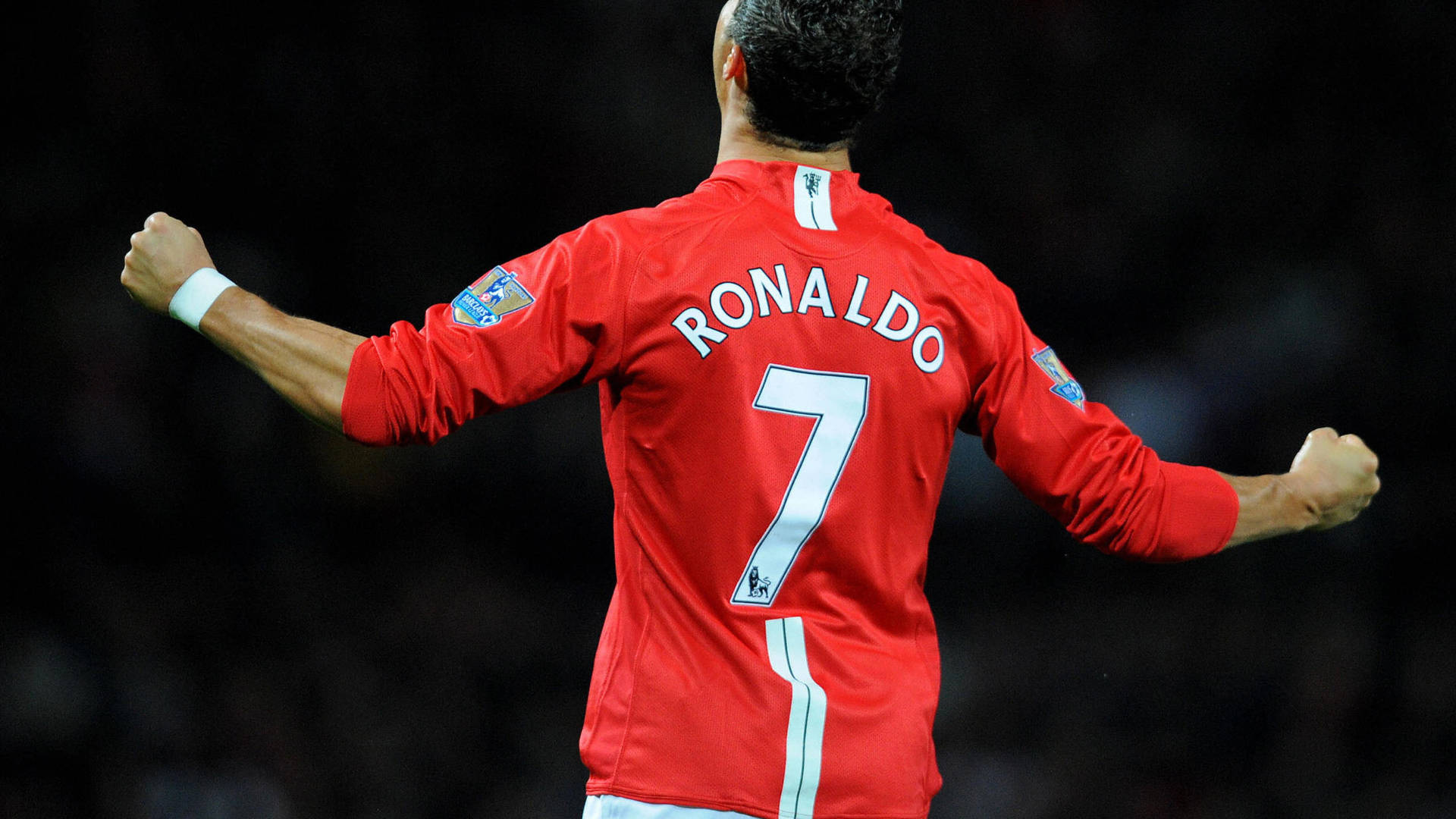 CR7 HD Вдига Ръце Тапет