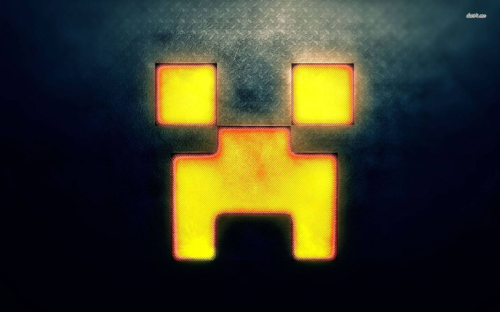 Блесни с това лице на Creeper от Minecraft Тапет