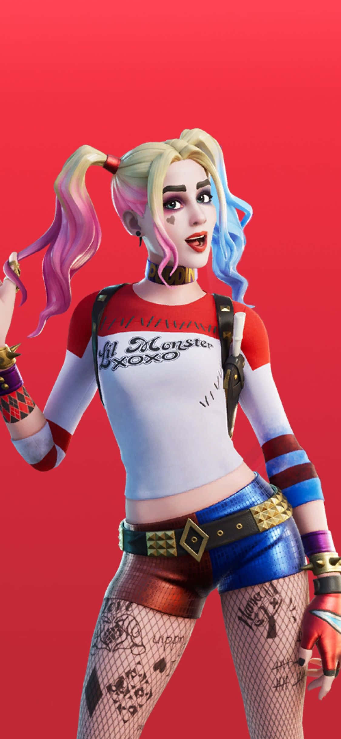 Присъединете се къ забавление и вълнение с Cute Fortnite Тапет
