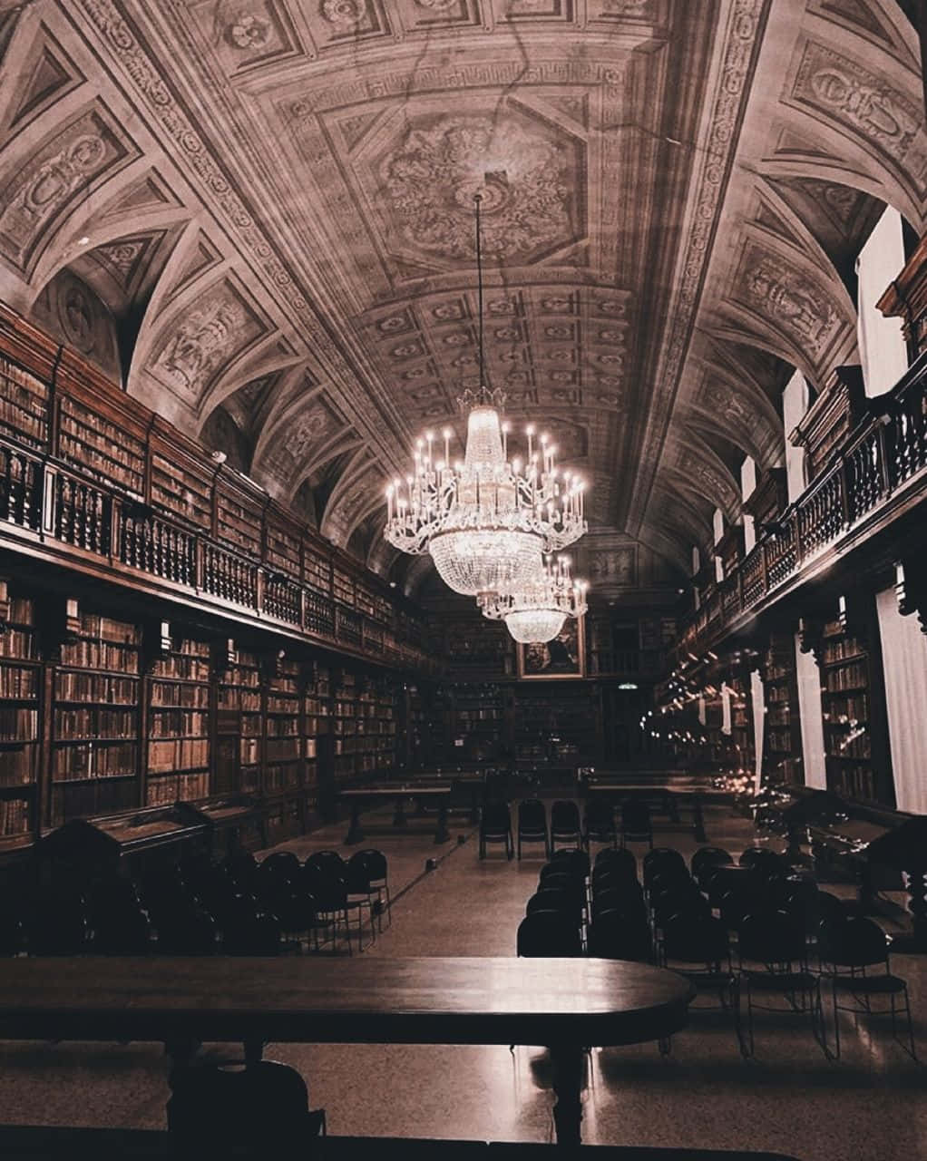 Фон в стил Dark Academia Тапет