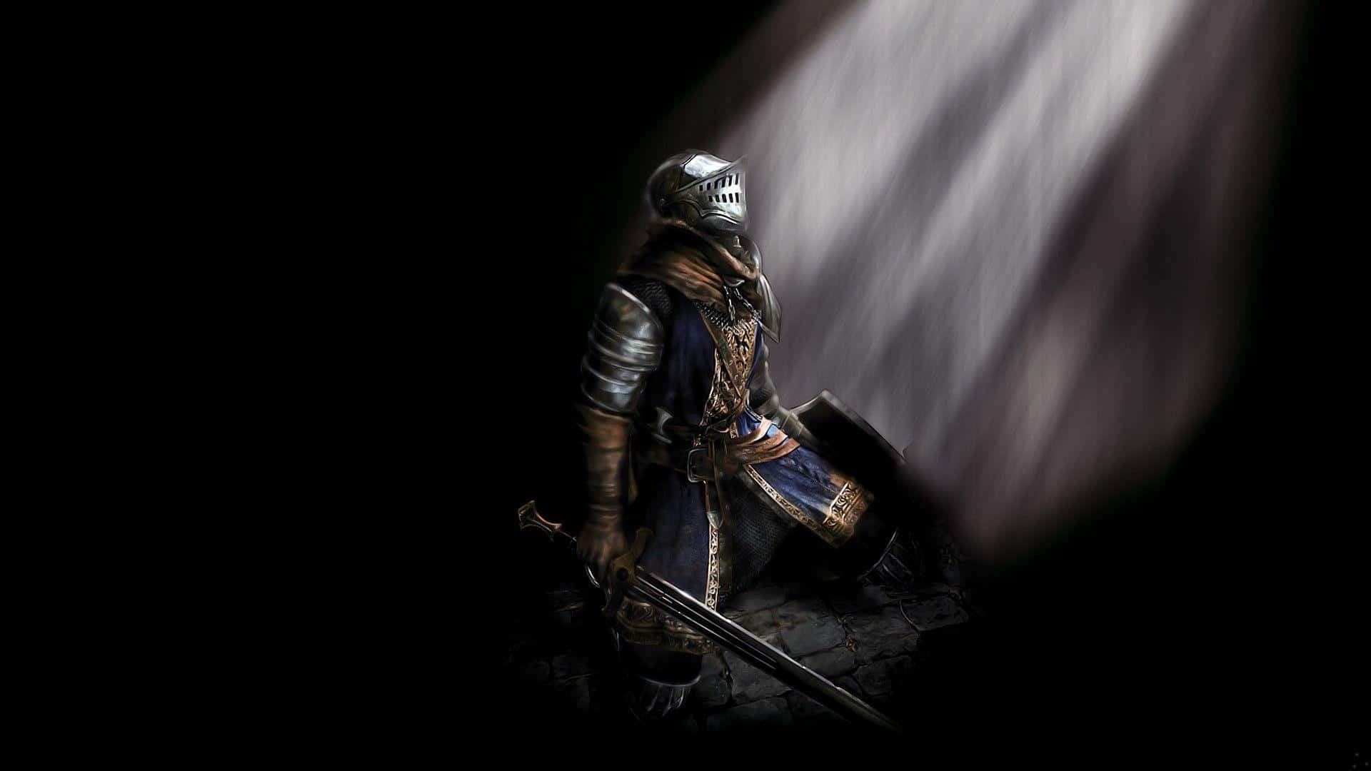 Изследвай дълбините на Dark Souls Тапет
