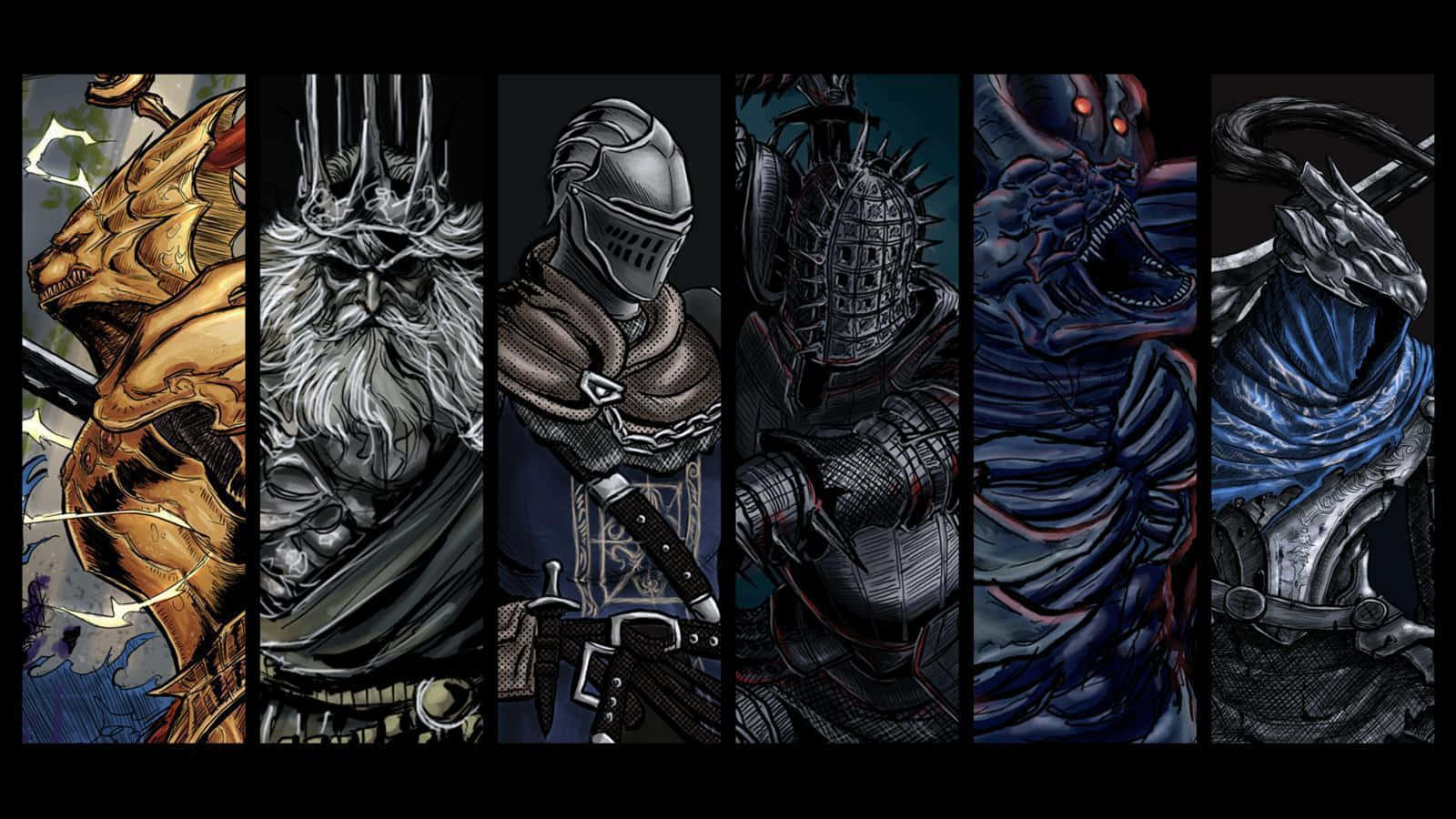 Изследвайте опасностите на Лордран в Dark Souls Тапет