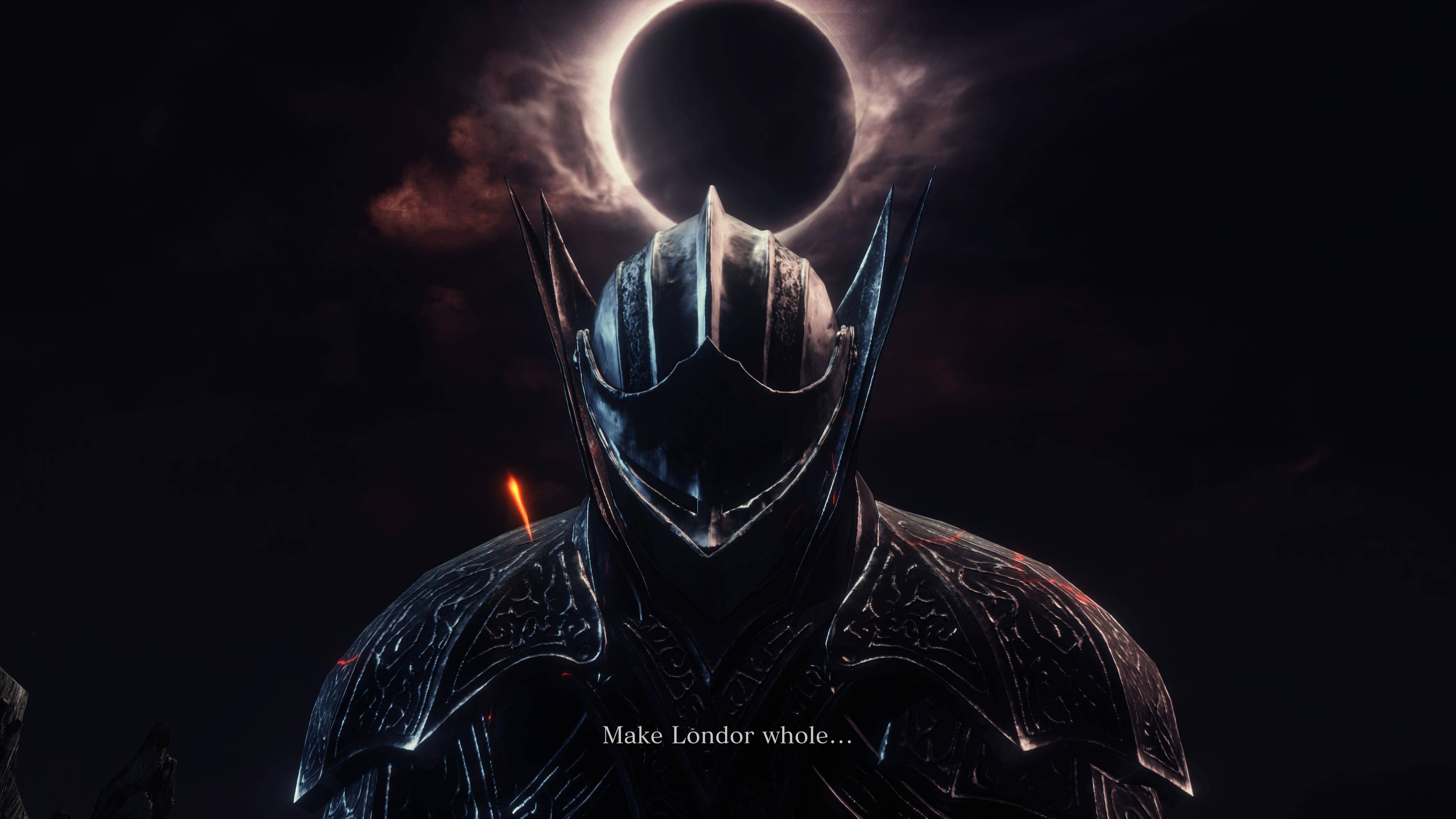 Юрия от Dark Souls III Тъмно 4K Тапет