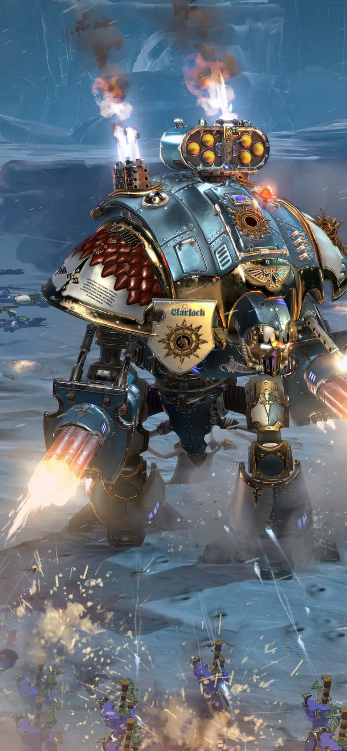 "Dawn of War III в действие на iPhone XS" Тапет