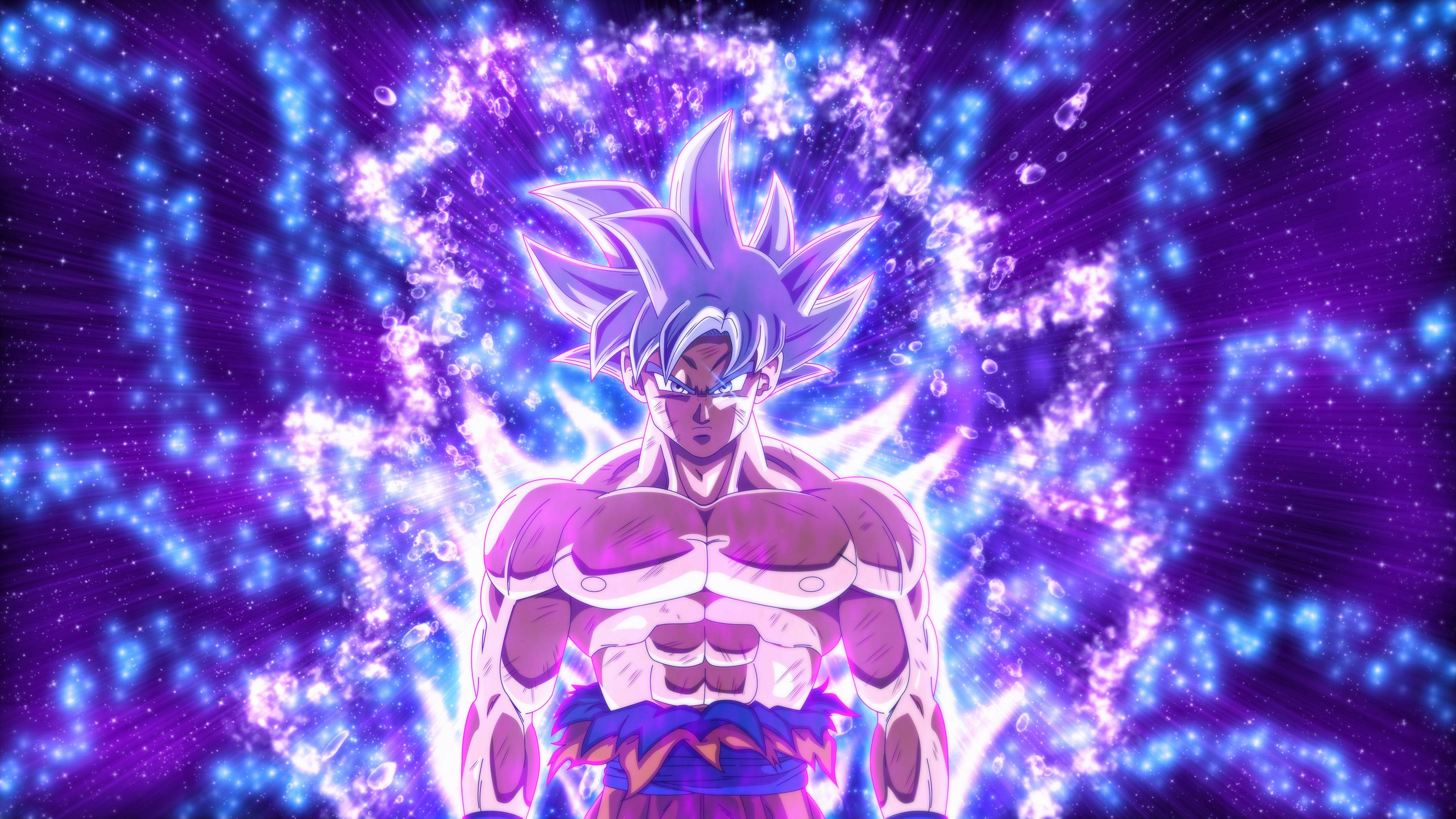Истински Ултра Инстинкт Гоку DBZ 4K Тапет