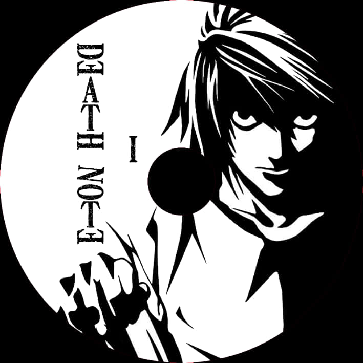 Графичен дизайн на аниме герой от Death Note Тапет