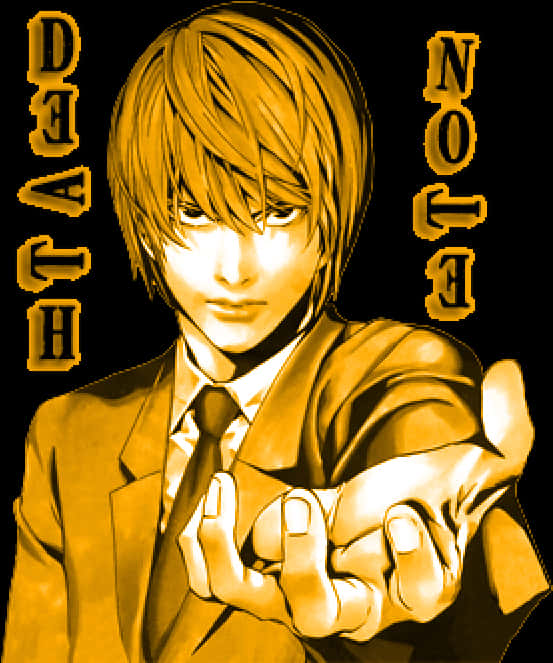 Светло Ягами Death Note Аниме Арт Тапет