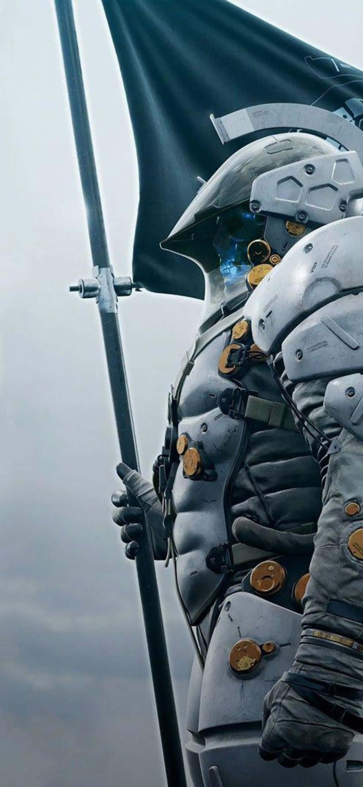 Добре дошли в свят на Death Stranding на iPhone Xs Max Тапет
