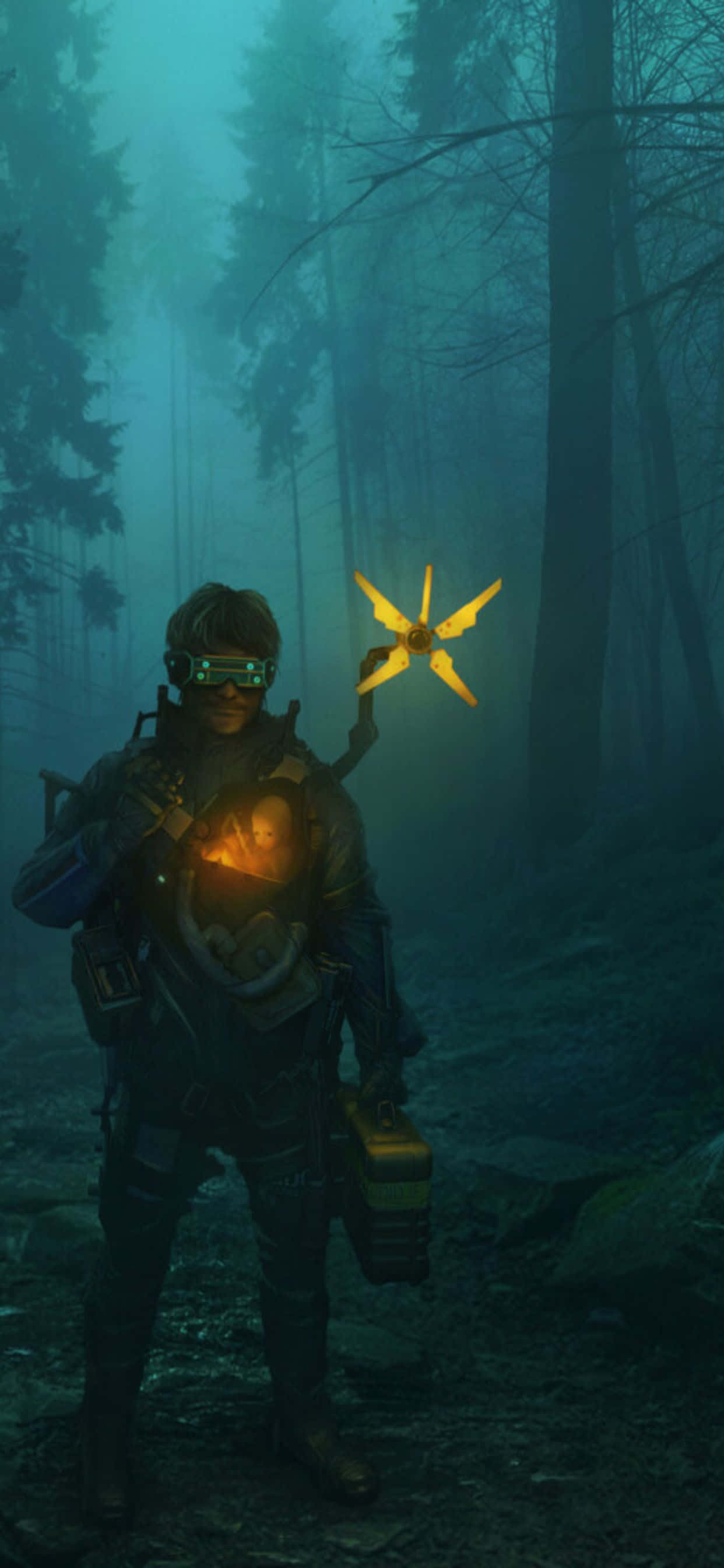 Иконична игра „Death Stranding“ сега на iPhone Xs Max Тапет