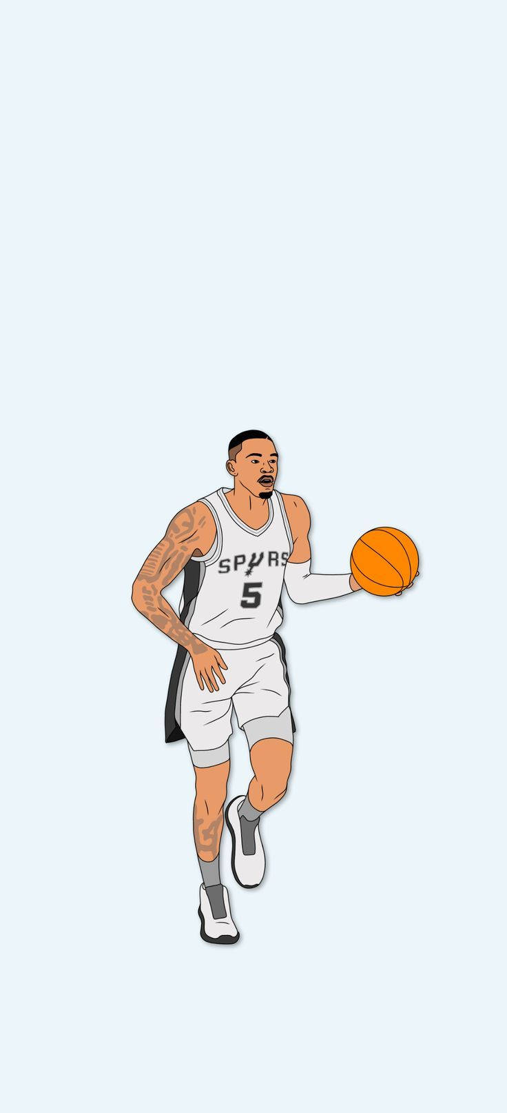 Dejounte Murray вектор изкуство Тапет
