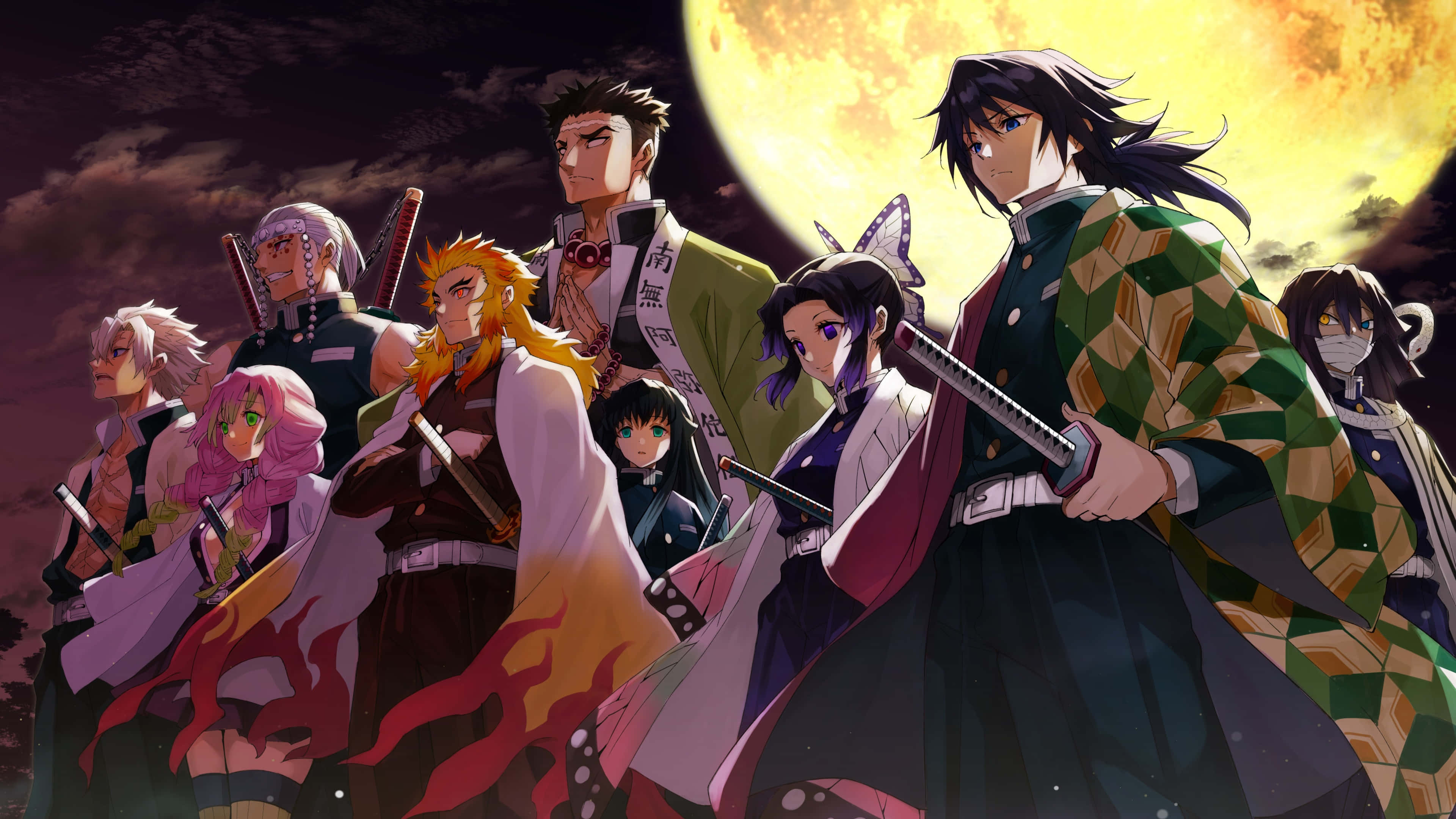 „Demon Slayer: Kimetsu no Yaiba в 4K“ Тапет