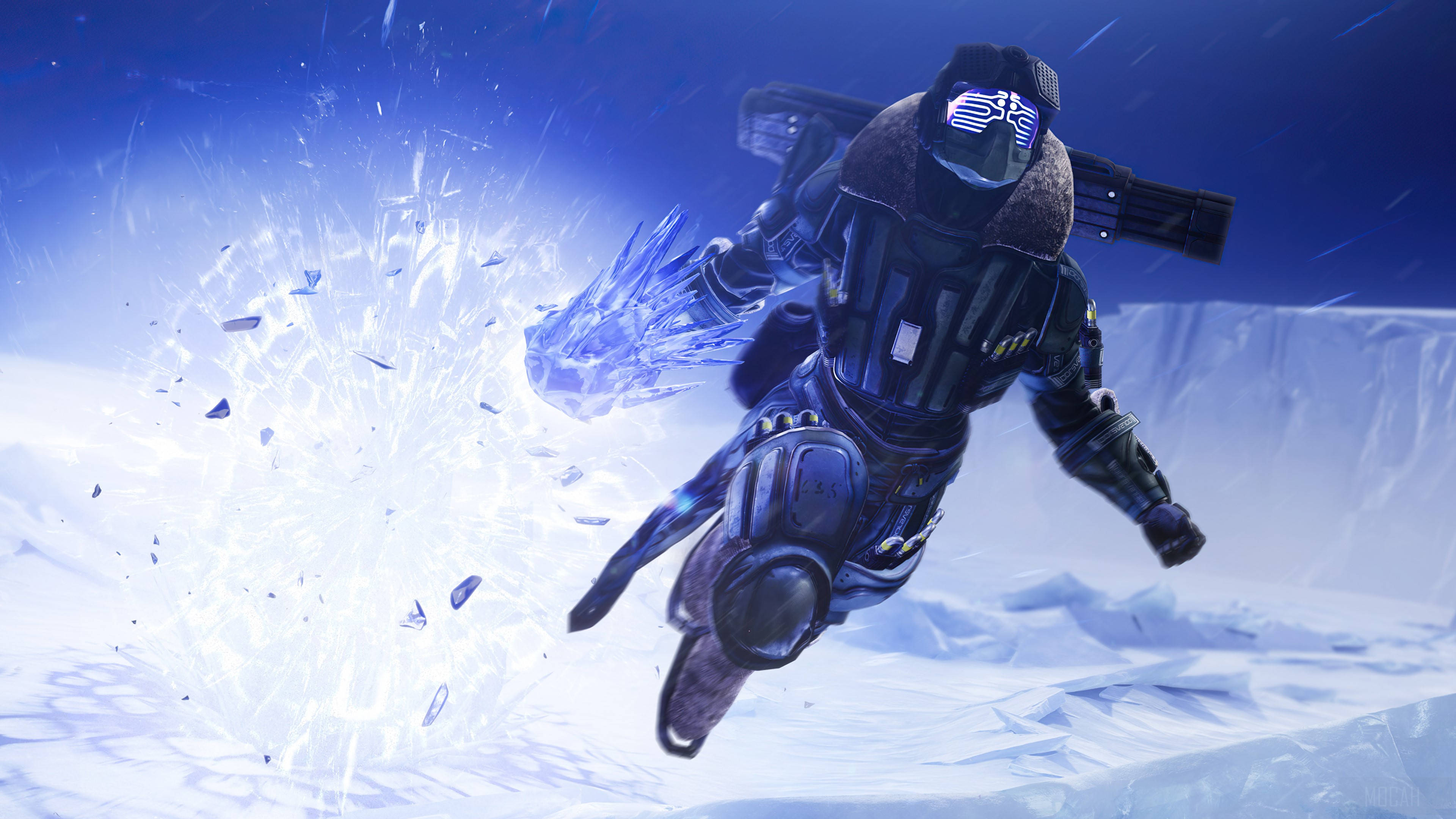 Destiny 2 Beyond Light герой летящ Тапет