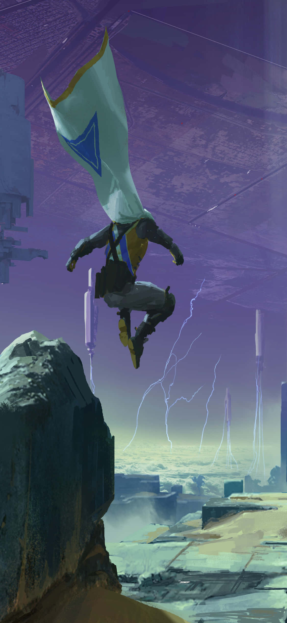Никога не Пропускайте Момент от Епическото Приключение Destiny 2 на Вашия iPhone Xs Тапет