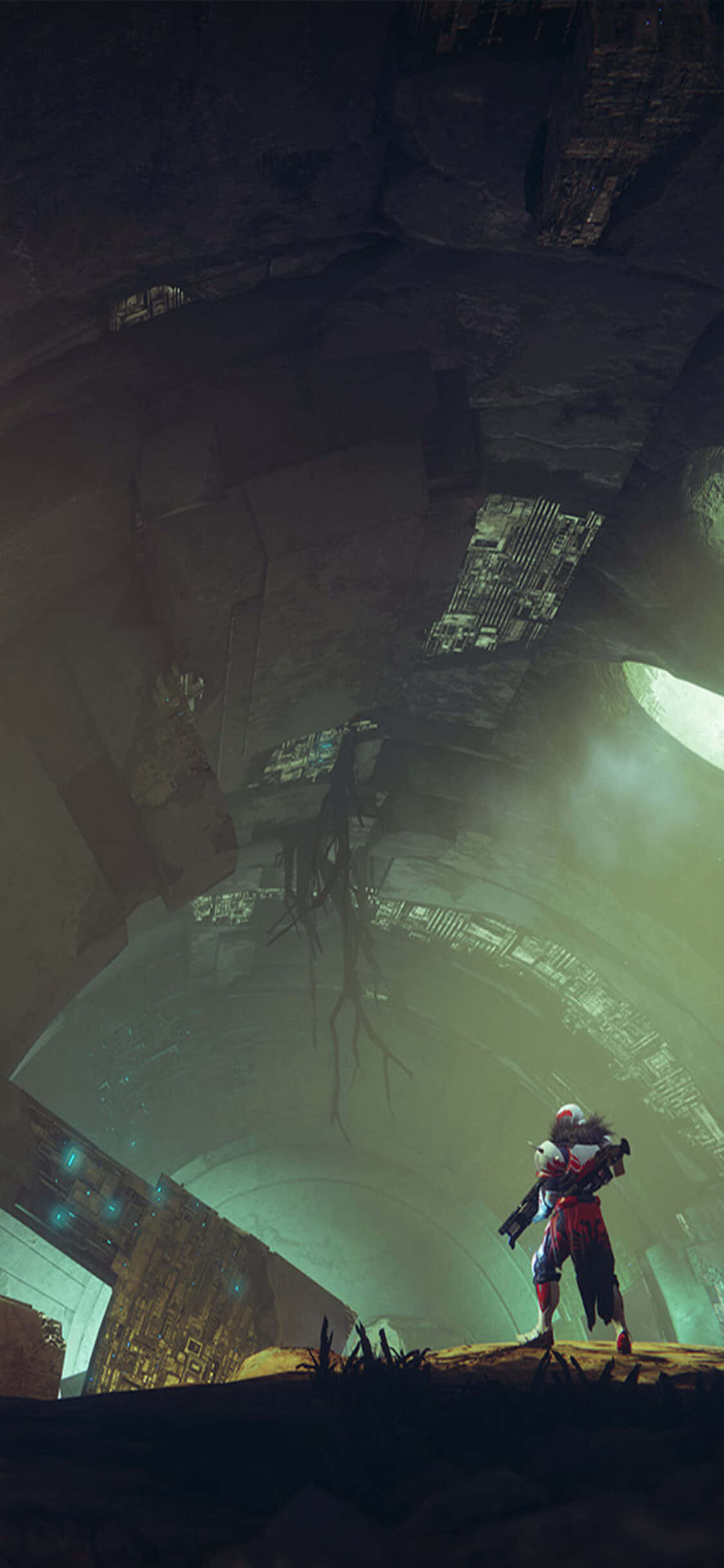 Изследуйте Вселената на Destiny 2 с Революционния iPhone Xs Тапет