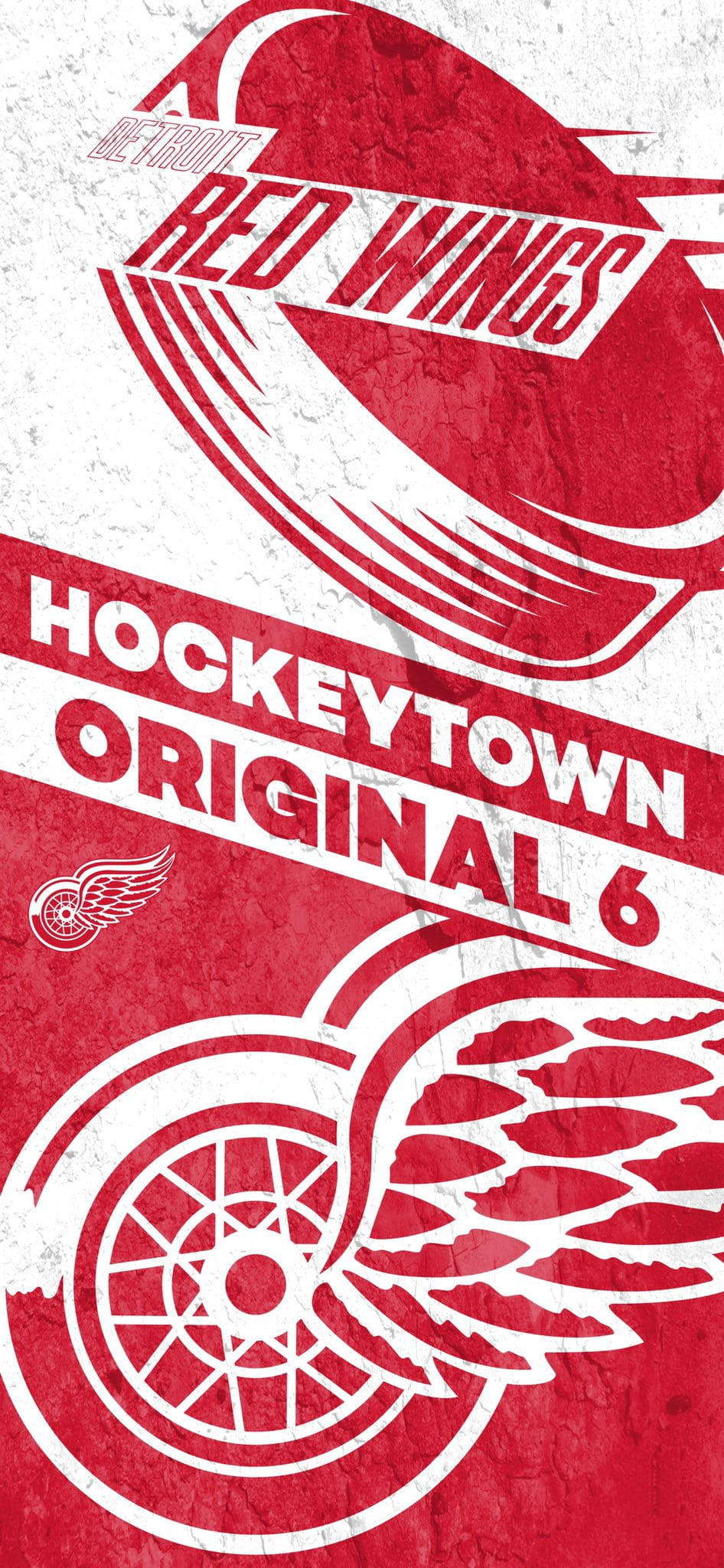 Detroit Red Wings Hockey Town Тапет