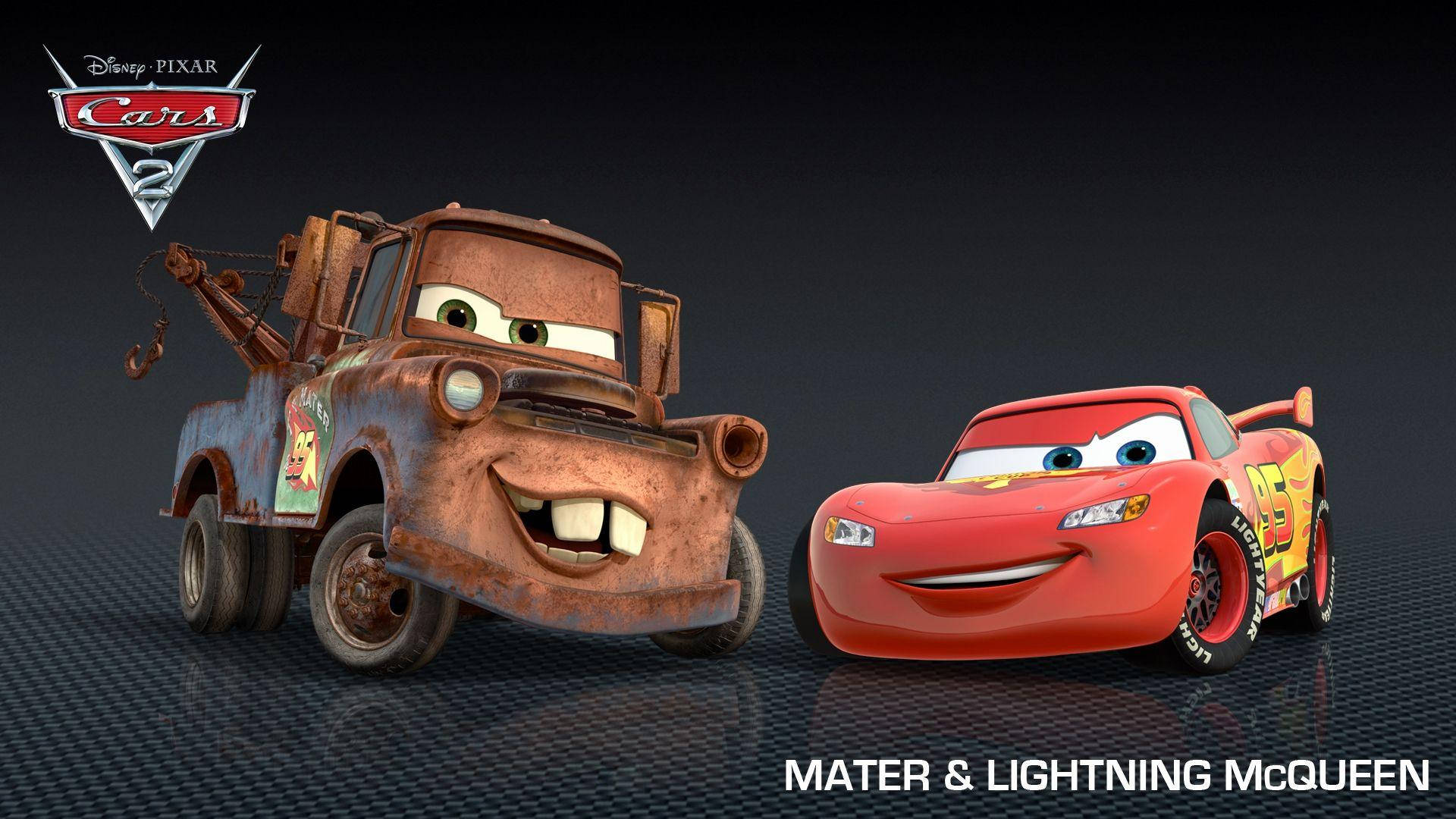 Disney 1920x1080 HD Lightning McQueen и Mater Тапет