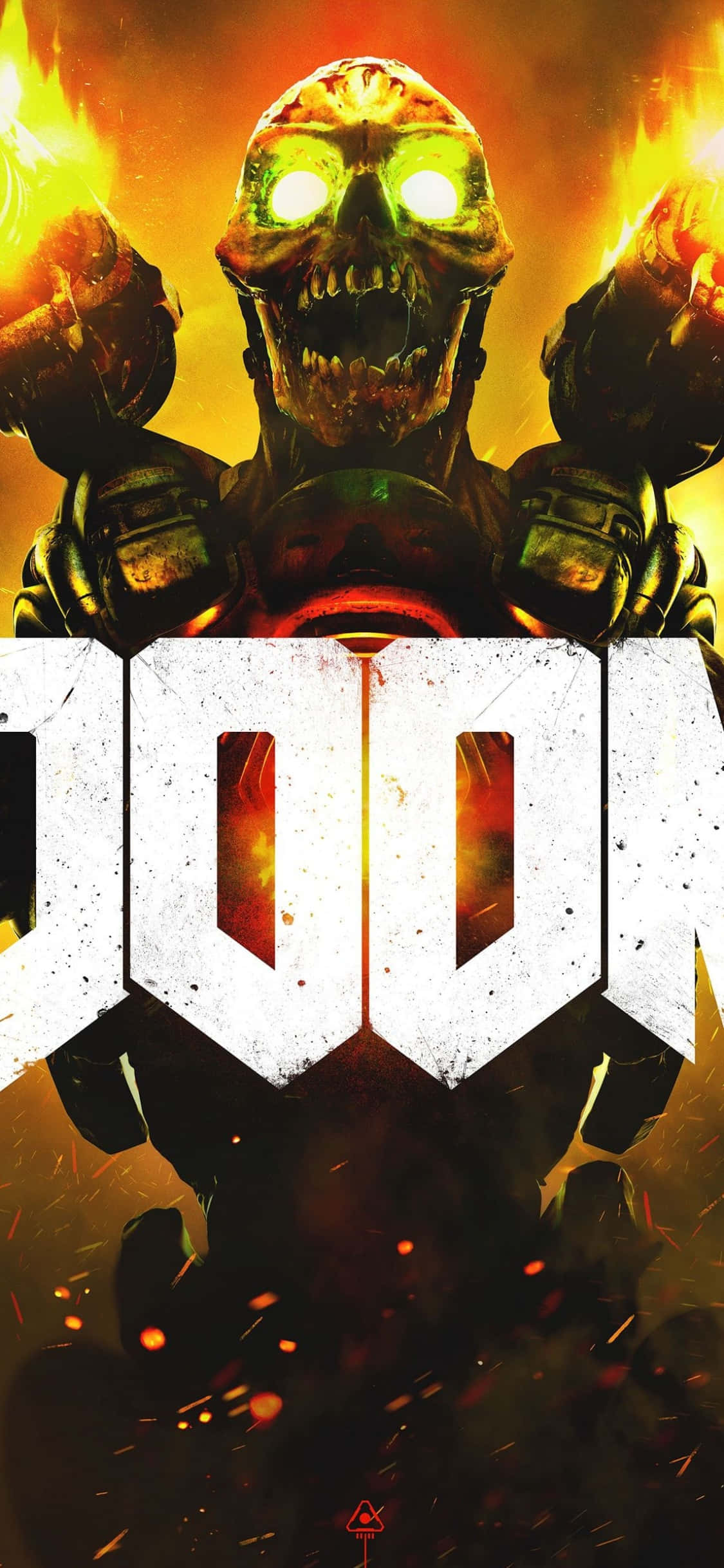Doom видеоигра за iPhone Xs фон Тапет
