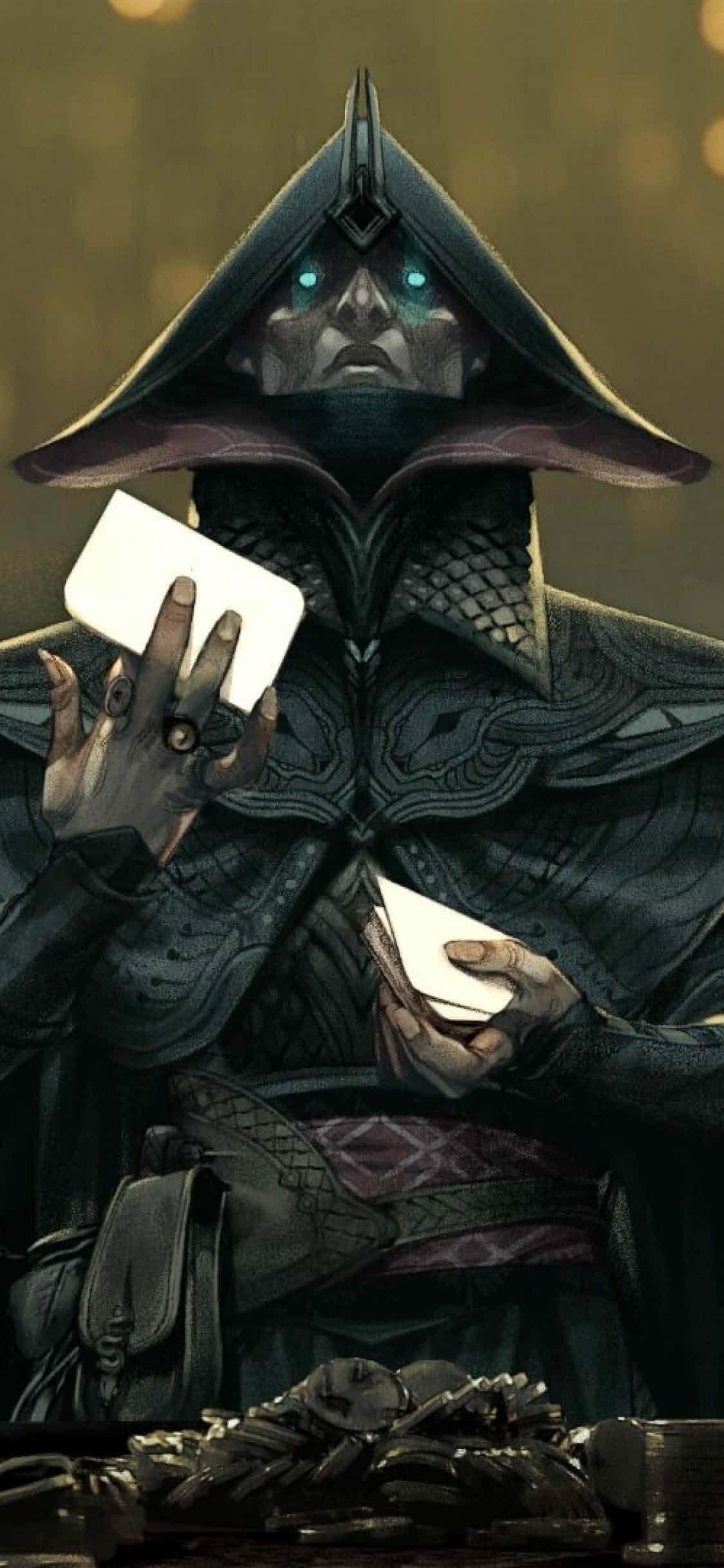 Изследуйте света на Dragon Age Inquisition на iPhone Xs Тапет
