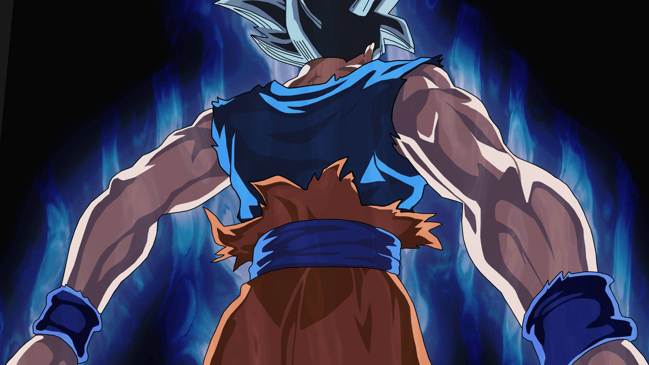 Естетика на Гоку от Dragon Ball в Ултра Инстинкт Тапет