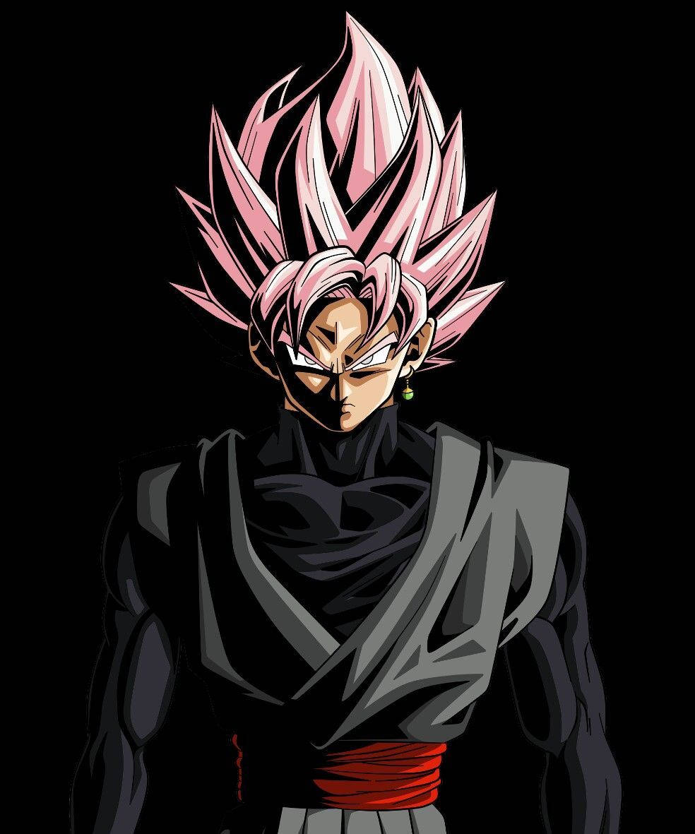 Зъл Черен Гоку от Dragon Ball Естетика Тапет