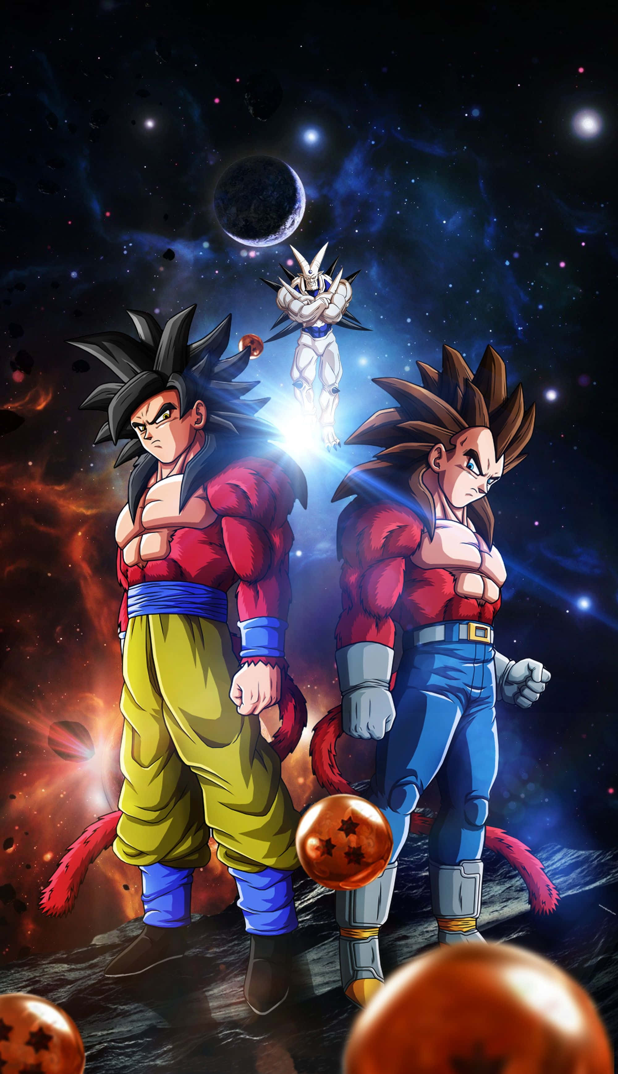 Dragon Ball GT Луна Космос Тапет