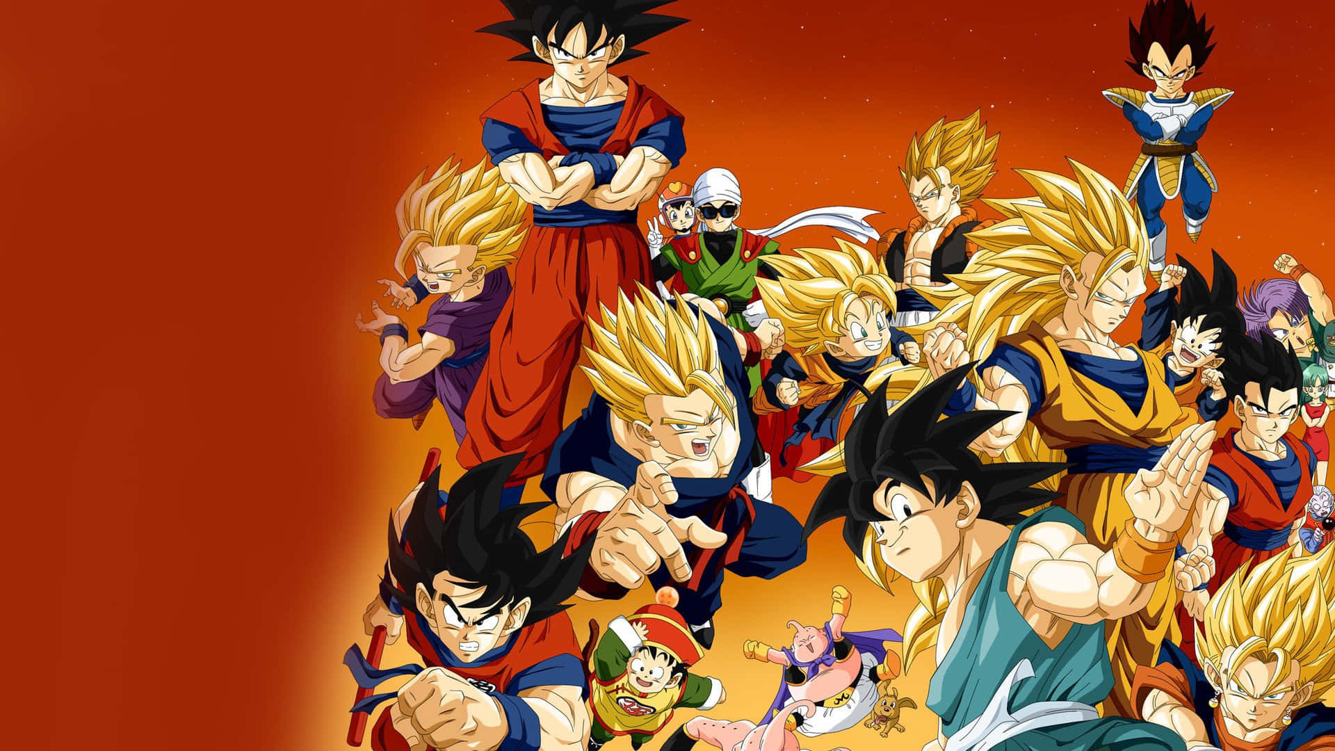 Гоку се бие с Бирус, Богът на разрушението в Dragon Ball Super Тапет