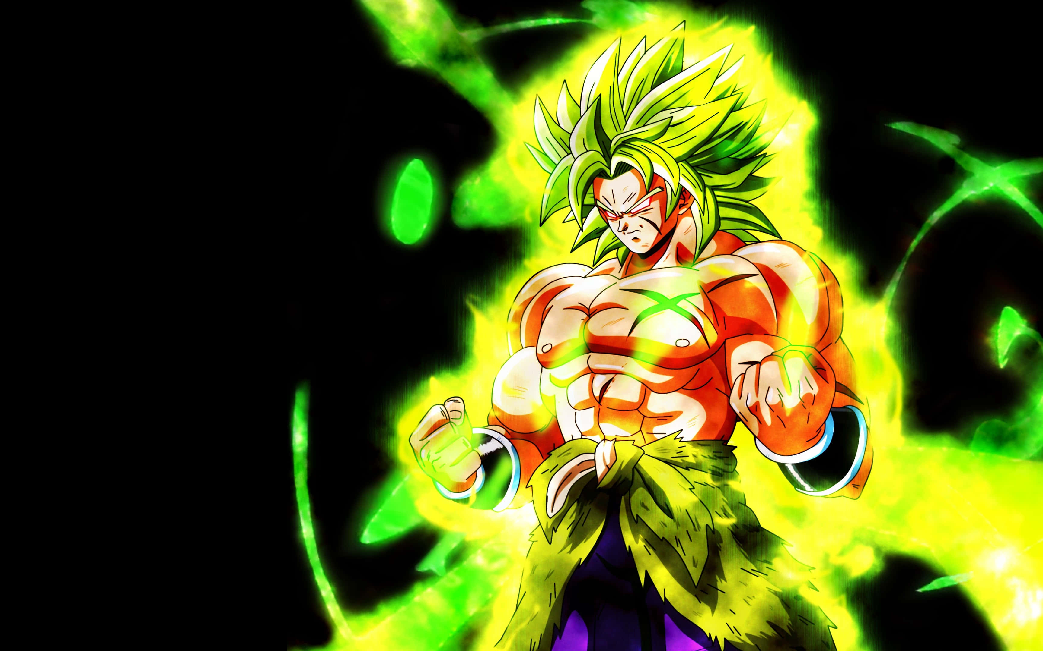 Изживейте легендарното пътешествие на Супер Сайян Броли във филма 'Dragon Ball Super Broly!' Тапет