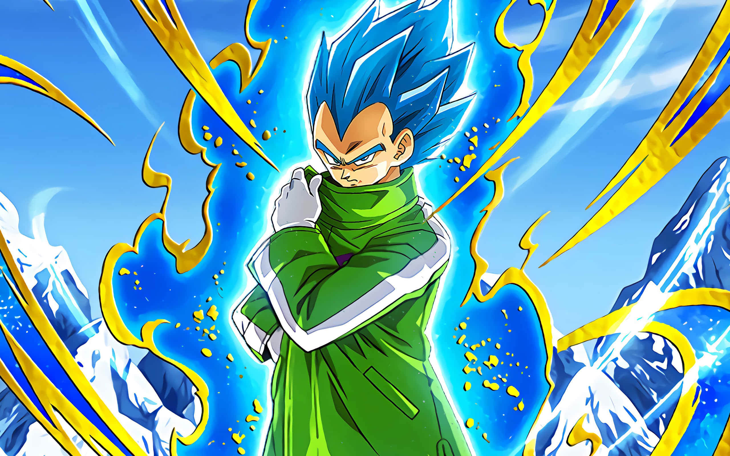 Мощно и експлозивно действие те очаква в Dragon Ball Super Broly Тапет