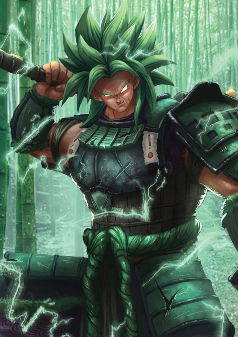 Бардок и Джийн, баща и майка на Гоку, от „Dragon Ball Super Broly“ Тапет