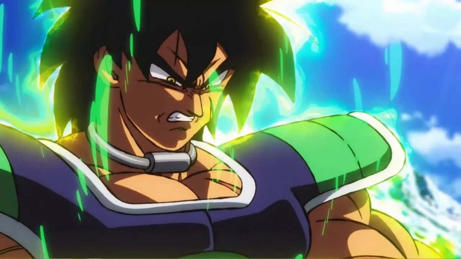 Гоку, Вегета и Броли се изправят един срещу друг в Dragon Ball Super Broly Тапет