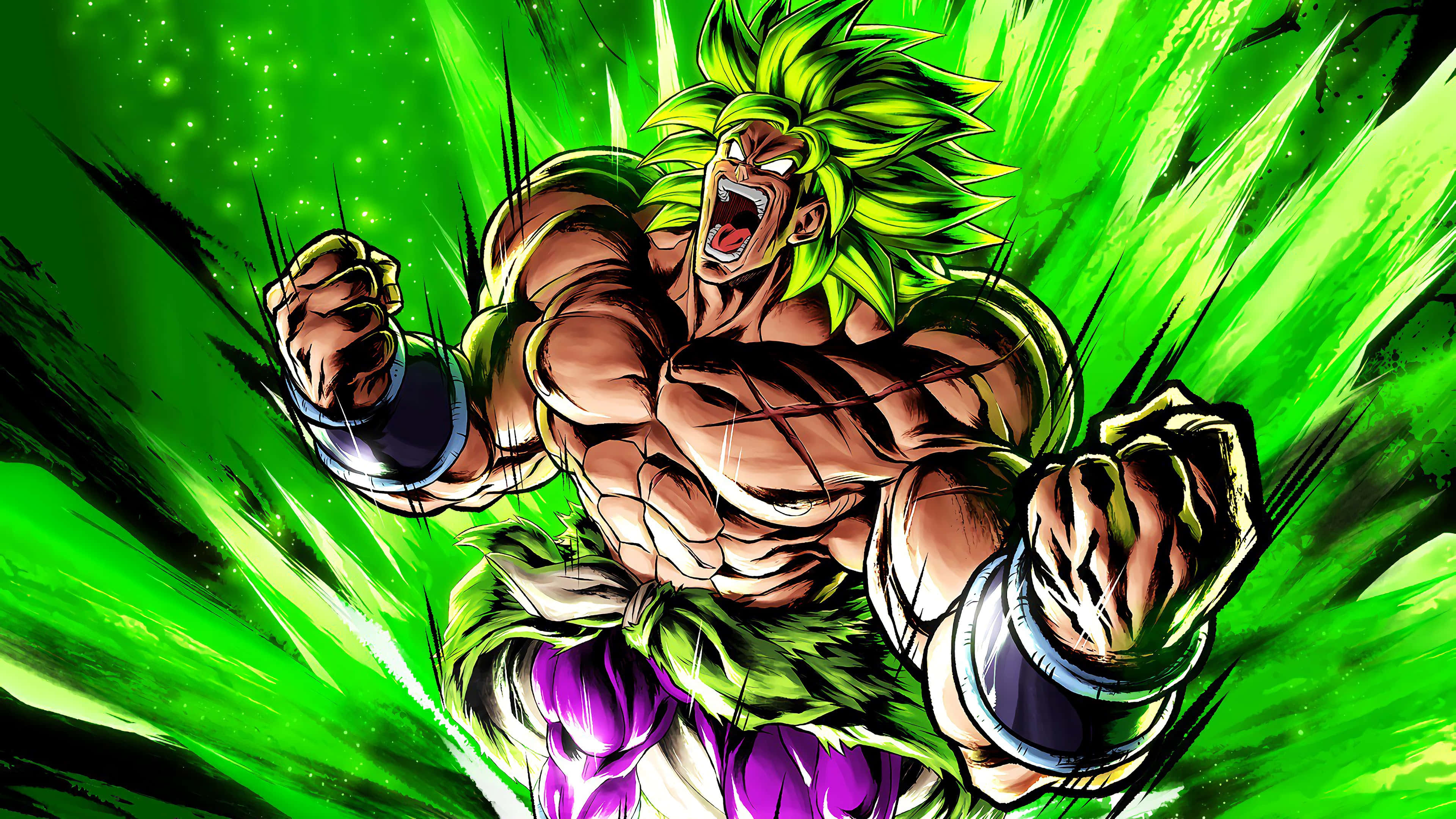 Гоку и Вегета готови къ битка в епичния филм Dragon Ball Super Broly Тапет